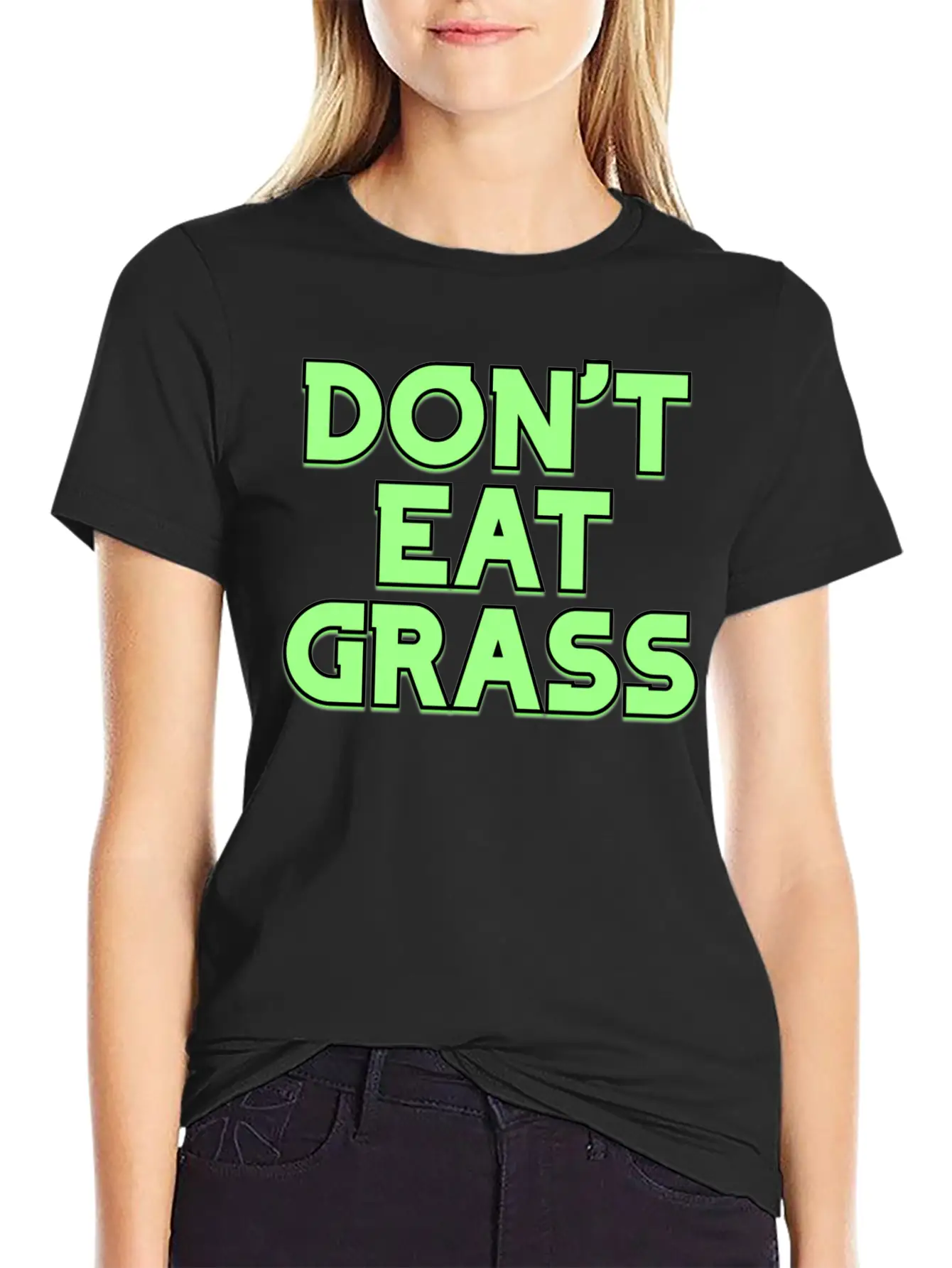 Dont Eat Grass V3 1 Breathable Soft Cotton T-Shirt – Timeless Casual Look