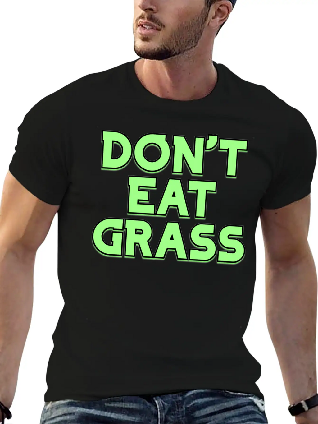 Dont Eat Grass V3 1 Breathable Soft Cotton T-Shirt – Timeless Casual Look