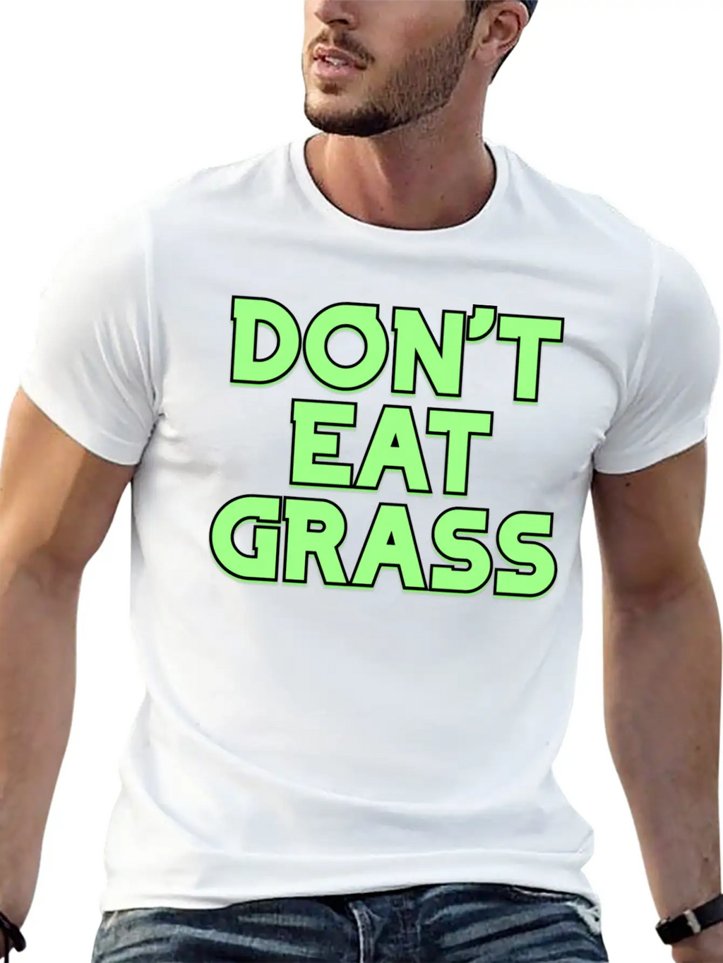 Dont Eat Grass V3 1 Breathable Soft Cotton T-Shirt – Timeless Casual Look