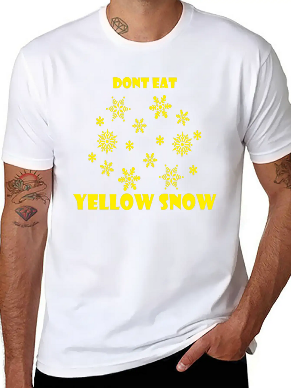 Dont Eat Yellow Snow Yellow Snow Classic Cotton Tee – Unisex Comfort For Any Season