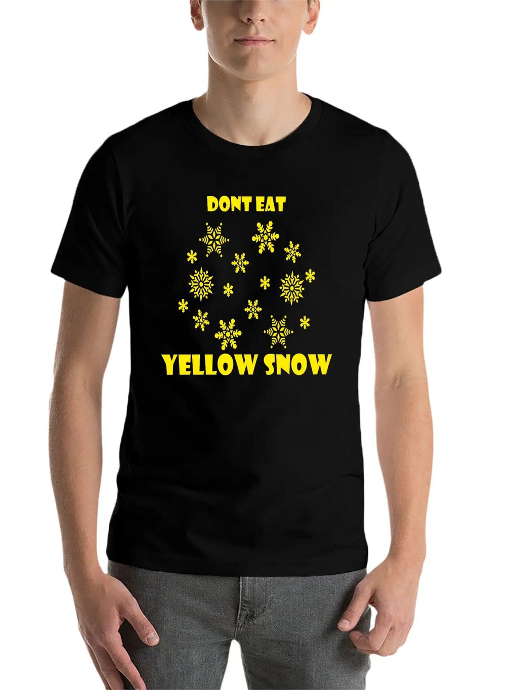 Dont Eat Yellow Snow Yellow Snow Classic Cotton Tee – Unisex Comfort For Any Season