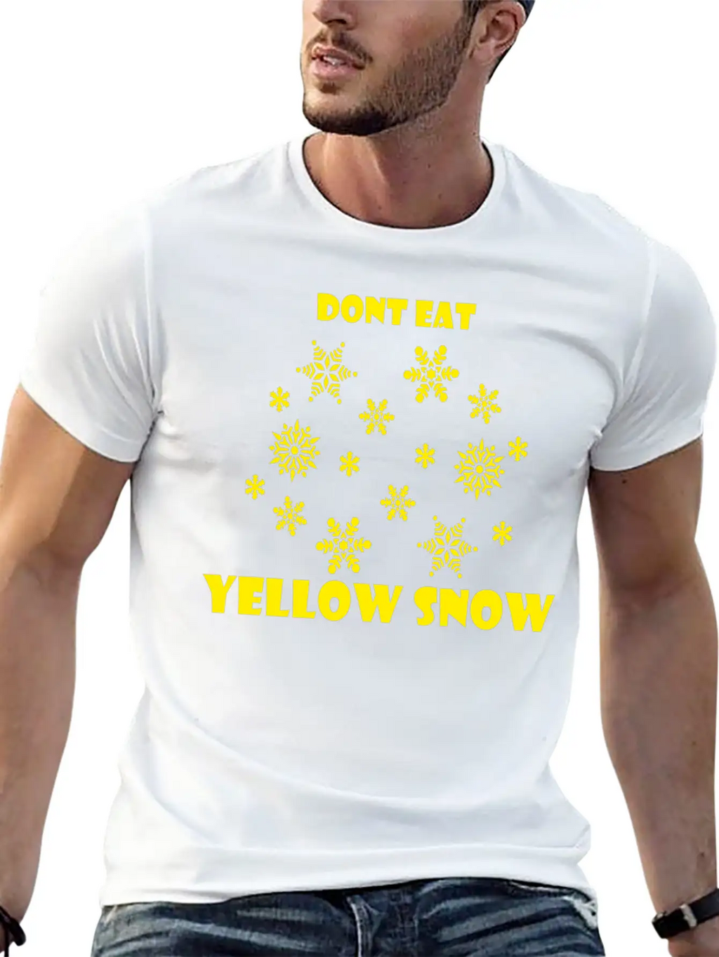 Dont Eat Yellow Snow Yellow Snow Classic Cotton Tee – Unisex Comfort For Any Season