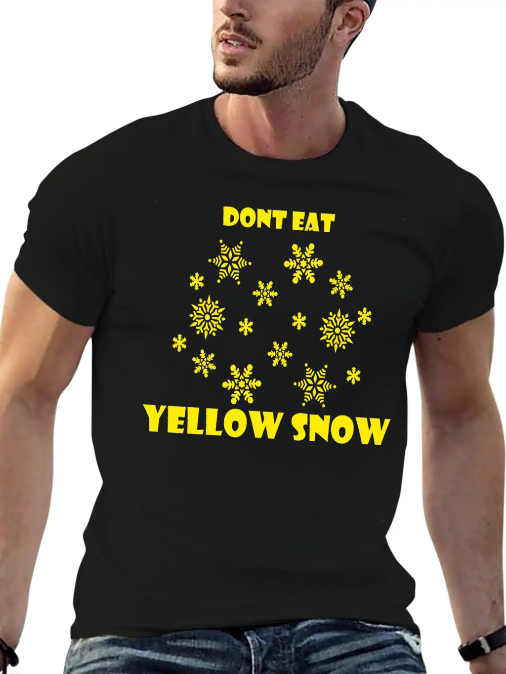 Dont Eat Yellow Snow Yellow Snow Classic Cotton Tee – Unisex Comfort For Any Season