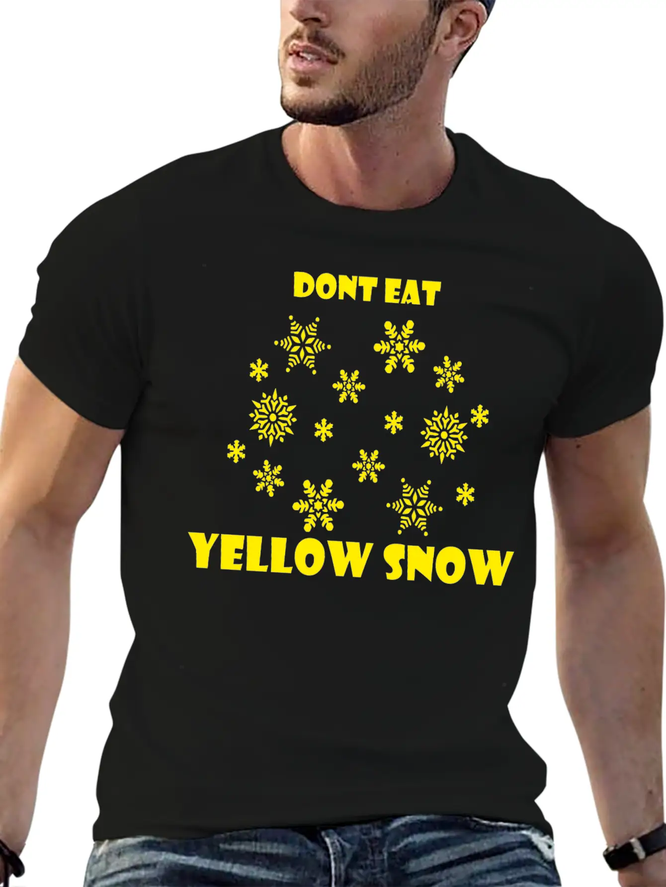 Dont Eat Yellow Snow Yellow Snow Classic Cotton Tee – Unisex Comfort For Any Season