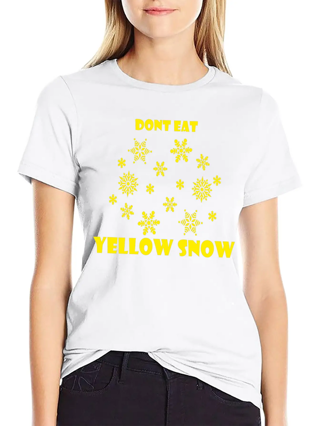 Dont Eat Yellow Snow Yellow Snow Classic Cotton Tee – Unisex Comfort For Any Season