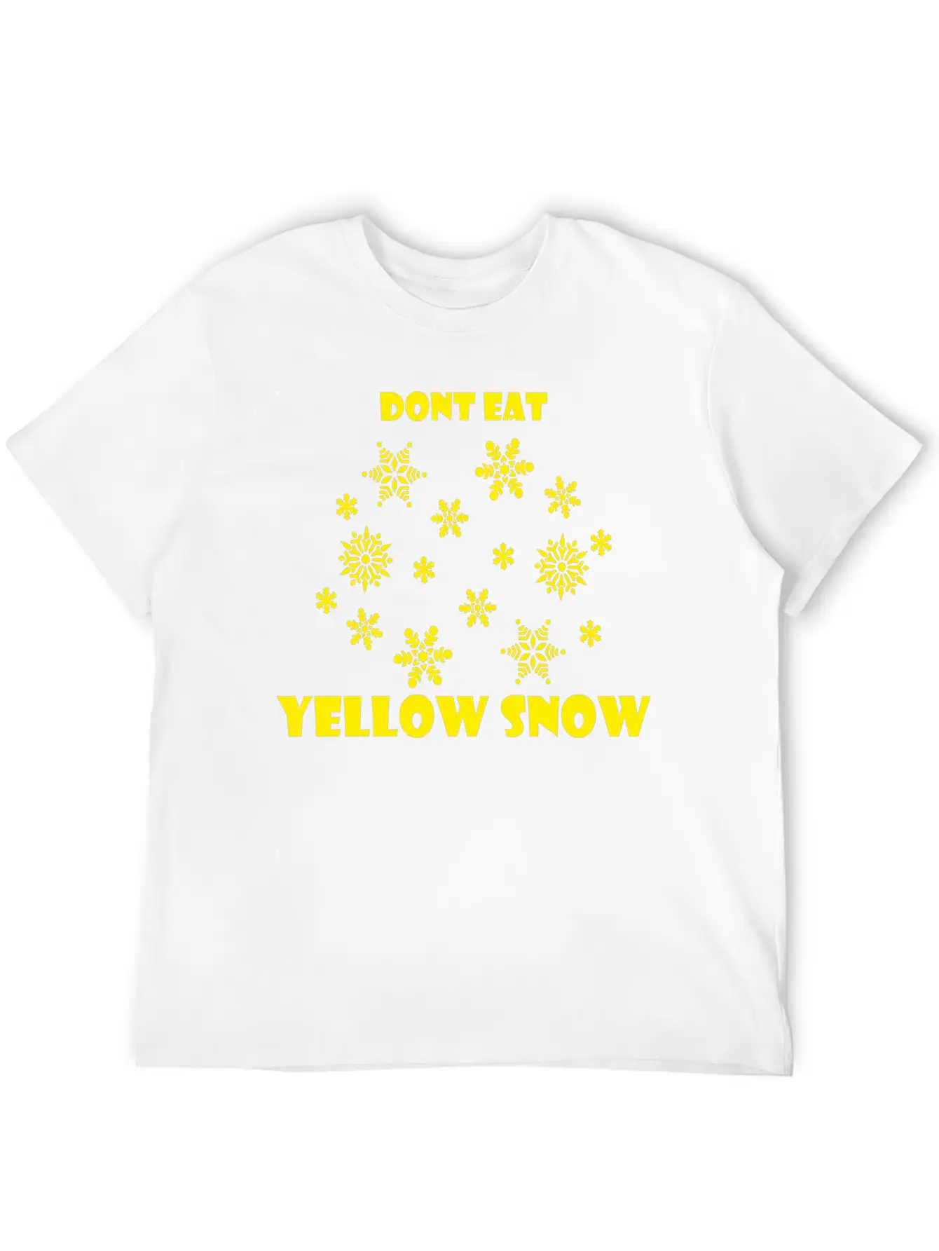 Dont Eat Yellow Snow Yellow Snow Classic Cotton Tee – Unisex Comfort For Any Season