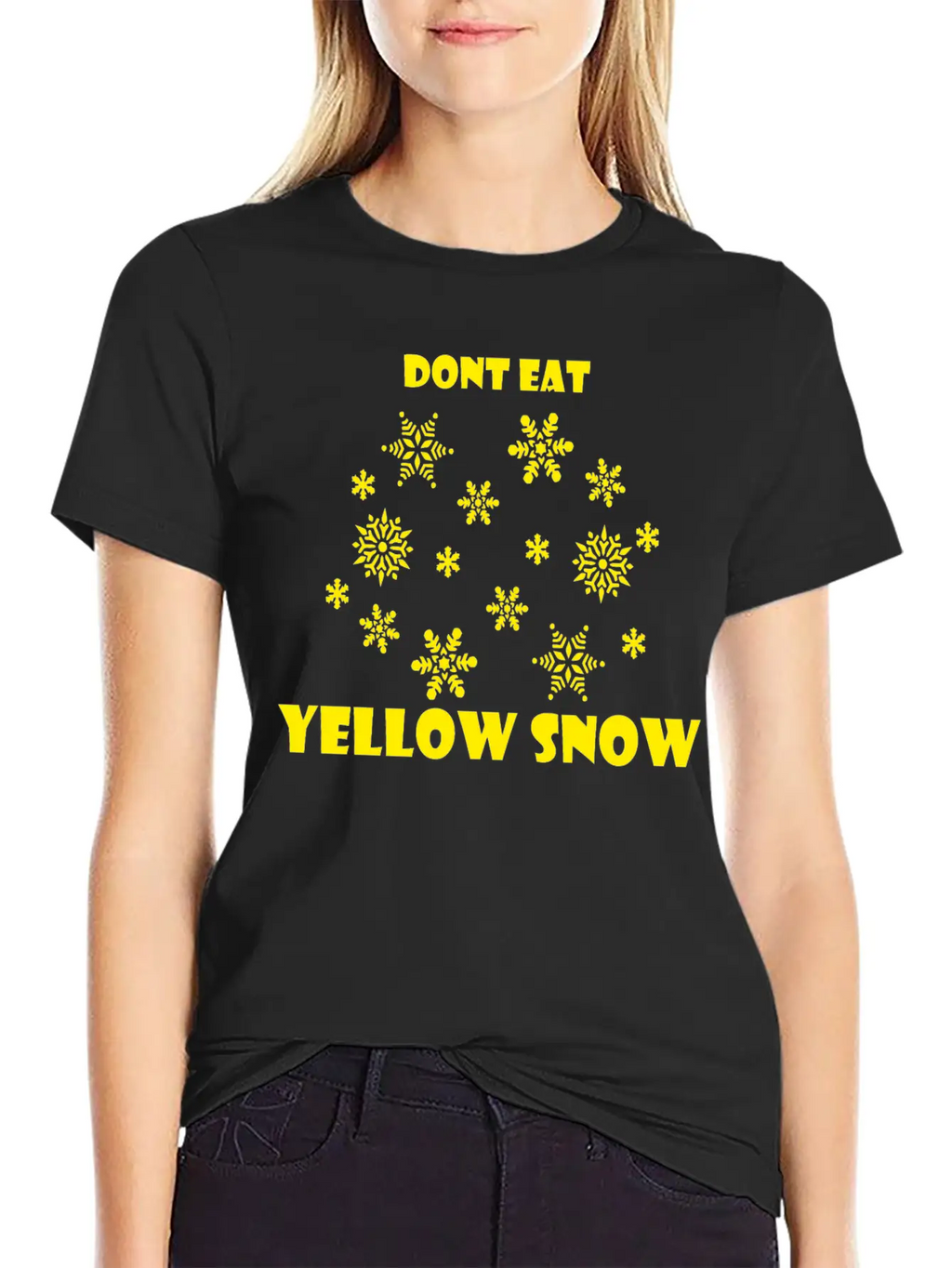 Dont Eat Yellow Snow Yellow Snow Classic Cotton Tee – Unisex Comfort For Any Season
