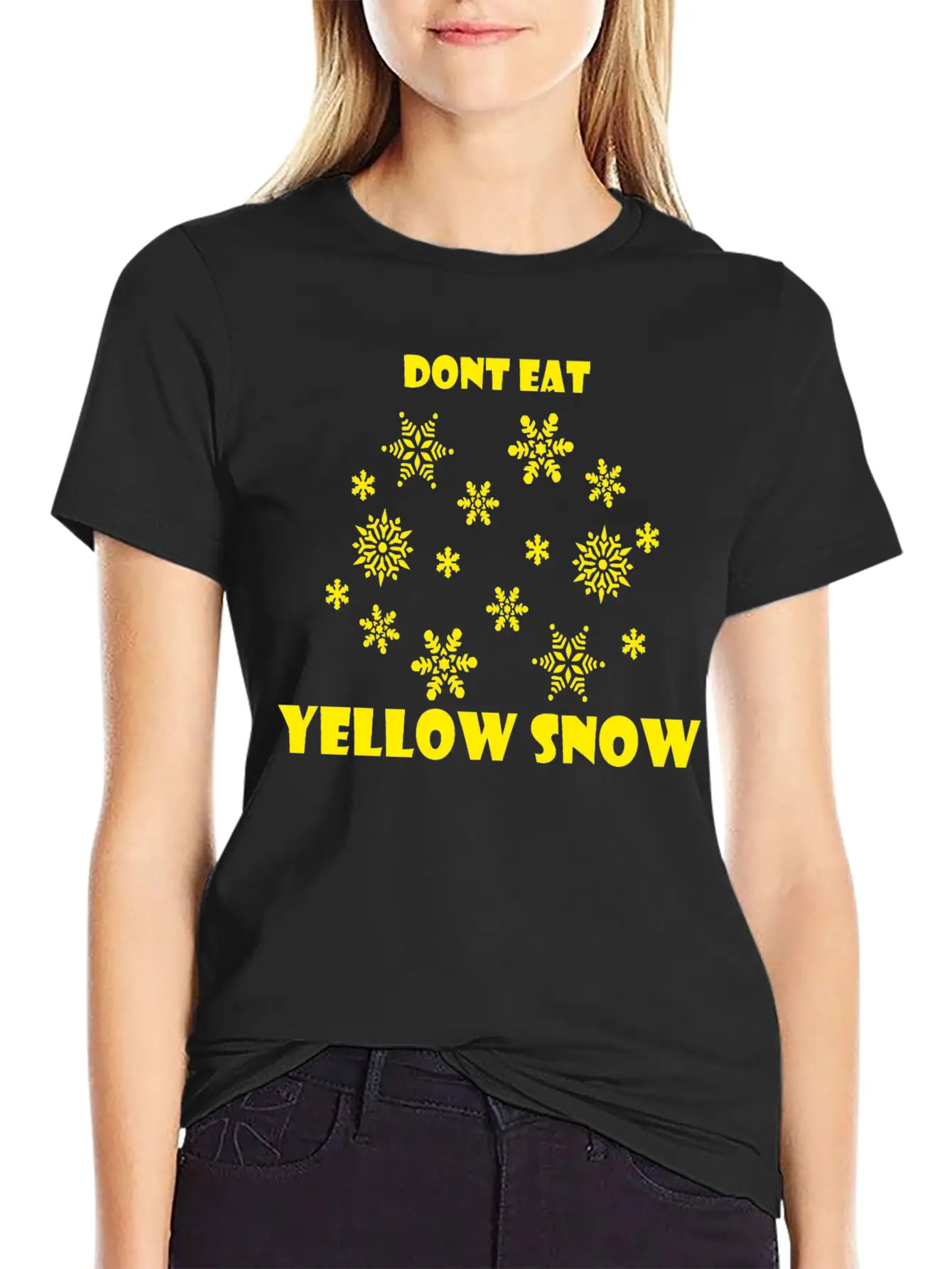 Dont Eat Yellow Snow Yellow Snow Classic Cotton Tee – Unisex Comfort For Any Season