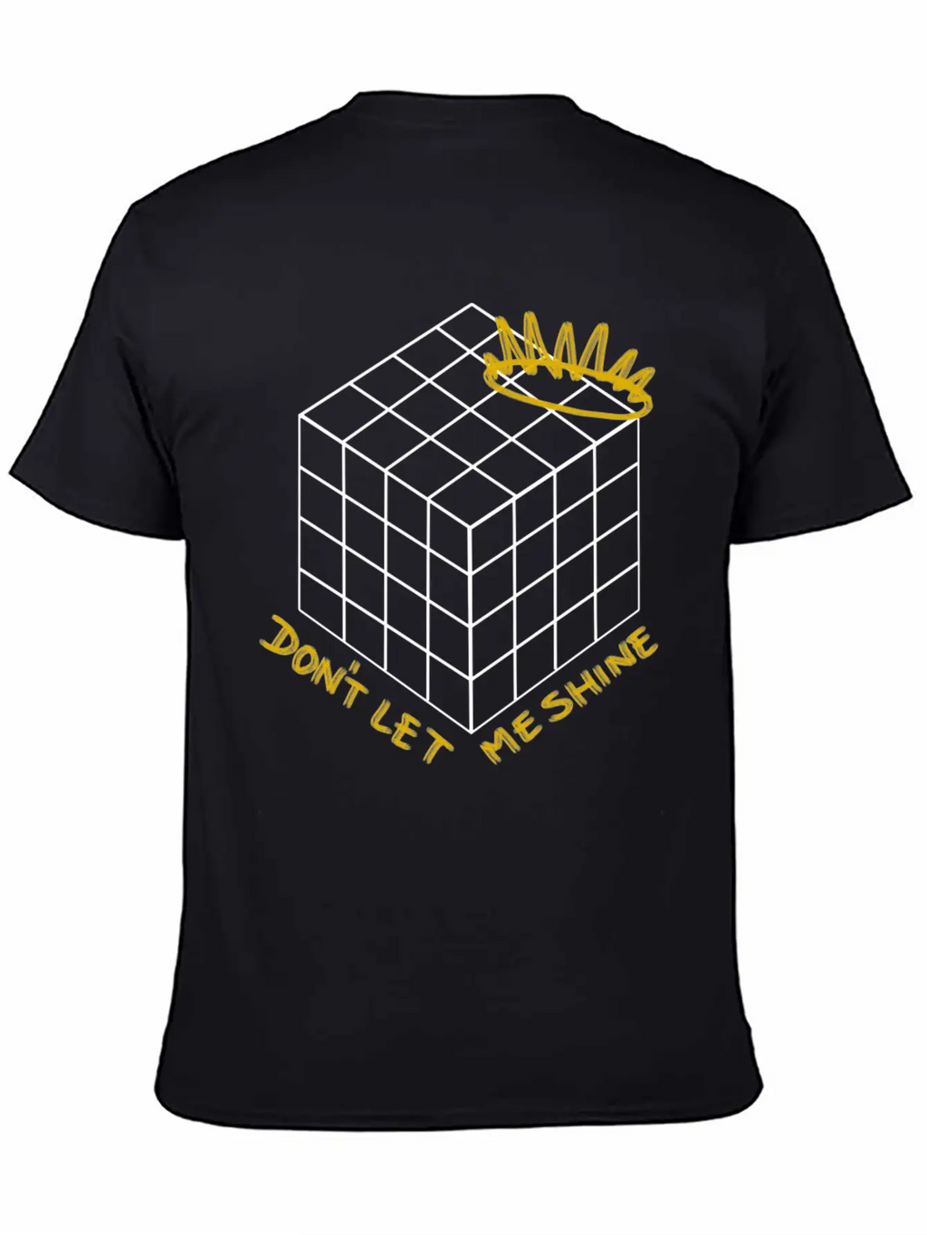 Don't Let Me Shine - Shadow (white) Classic Cotton Tee – Unisex Comfort For Any Season