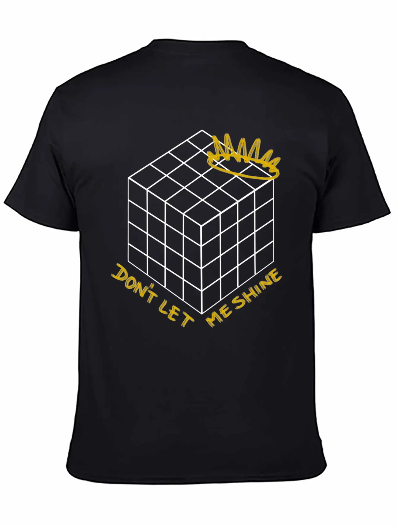 Don't Let Me Shine - Shadow (white) Classic Cotton Tee – Unisex Comfort For Any Season