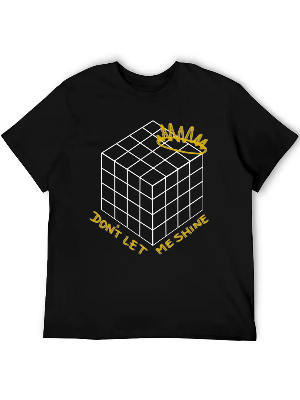 Don't Let Me Shine - Shadow (white) Classic Cotton Tee – Unisex Comfort For Any Season