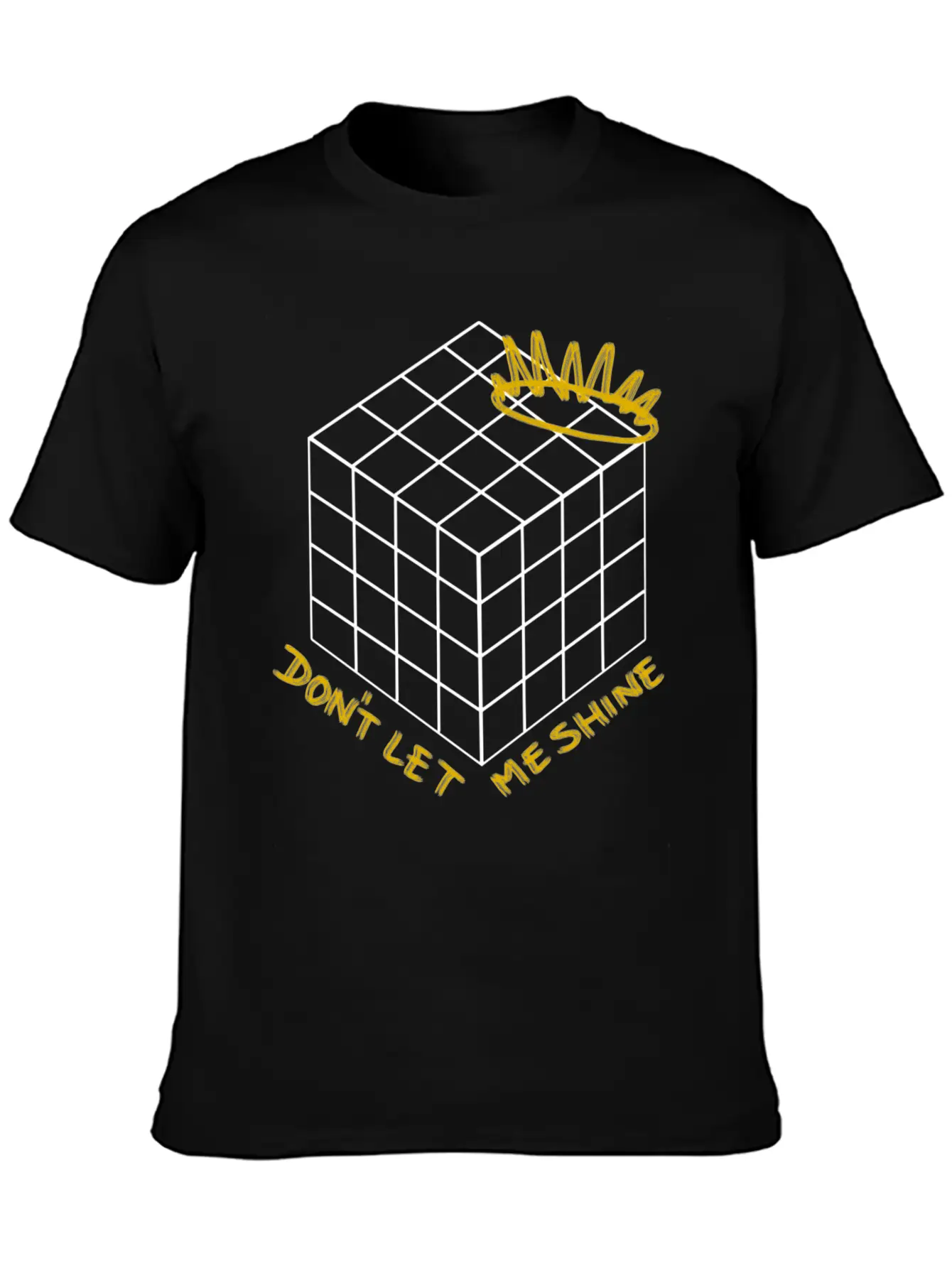 Don't Let Me Shine - Shadow (white) Classic Cotton Tee – Unisex Comfort For Any Season