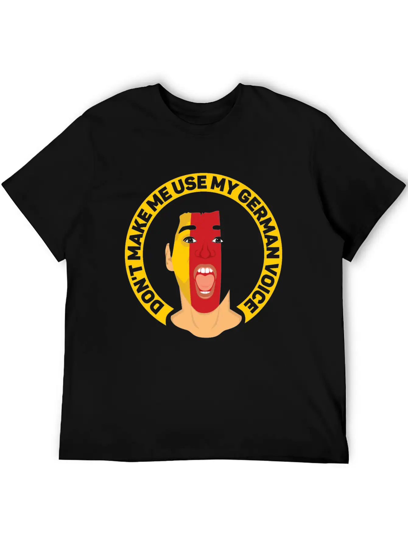 Don't Make Me Use My German Voice Teacher Germany Classic Cotton Tee – Unisex Comfort For Any Season