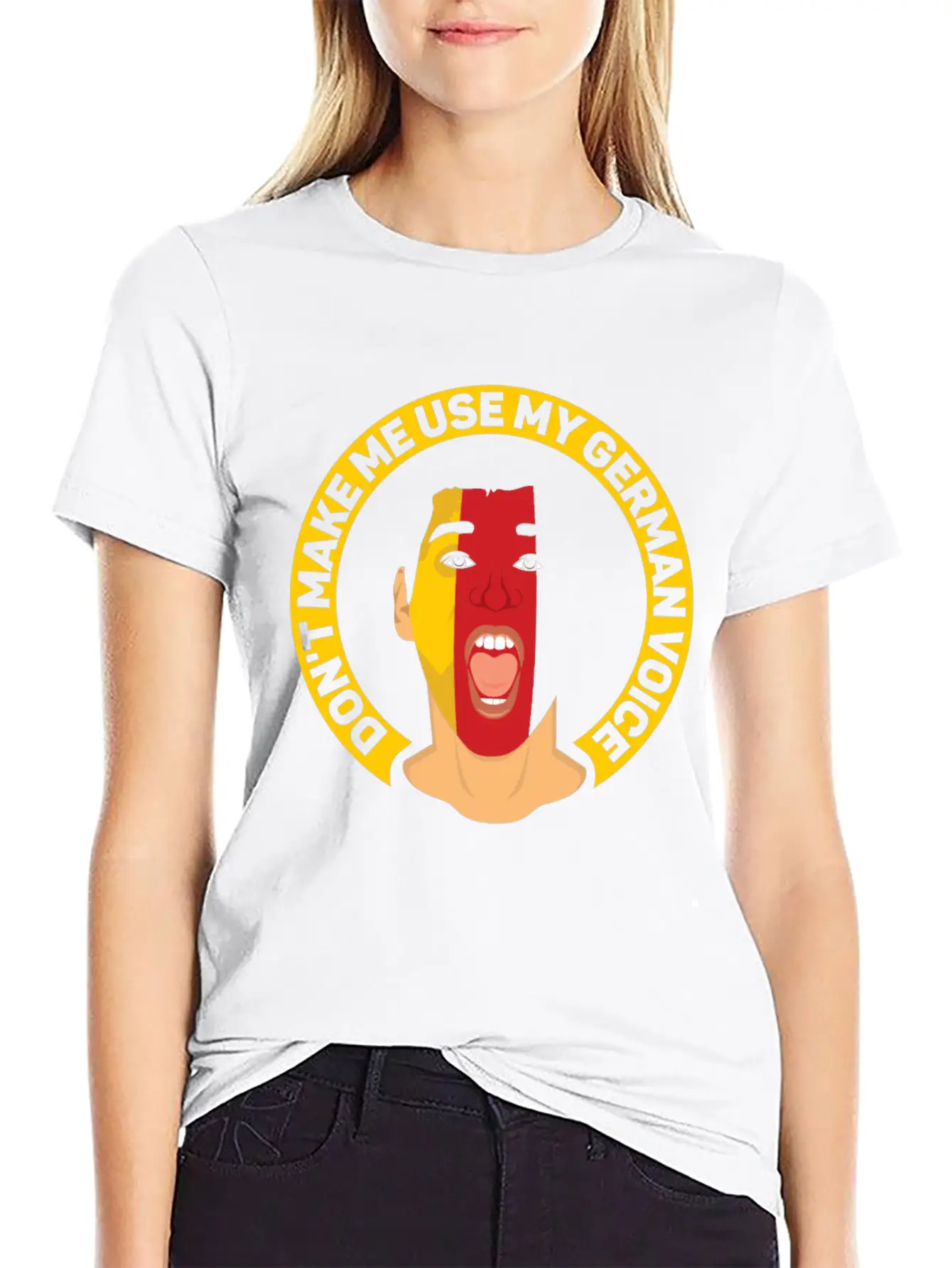 Don't Make Me Use My German Voice Teacher Germany Classic Cotton Tee – Unisex Comfort For Any Season