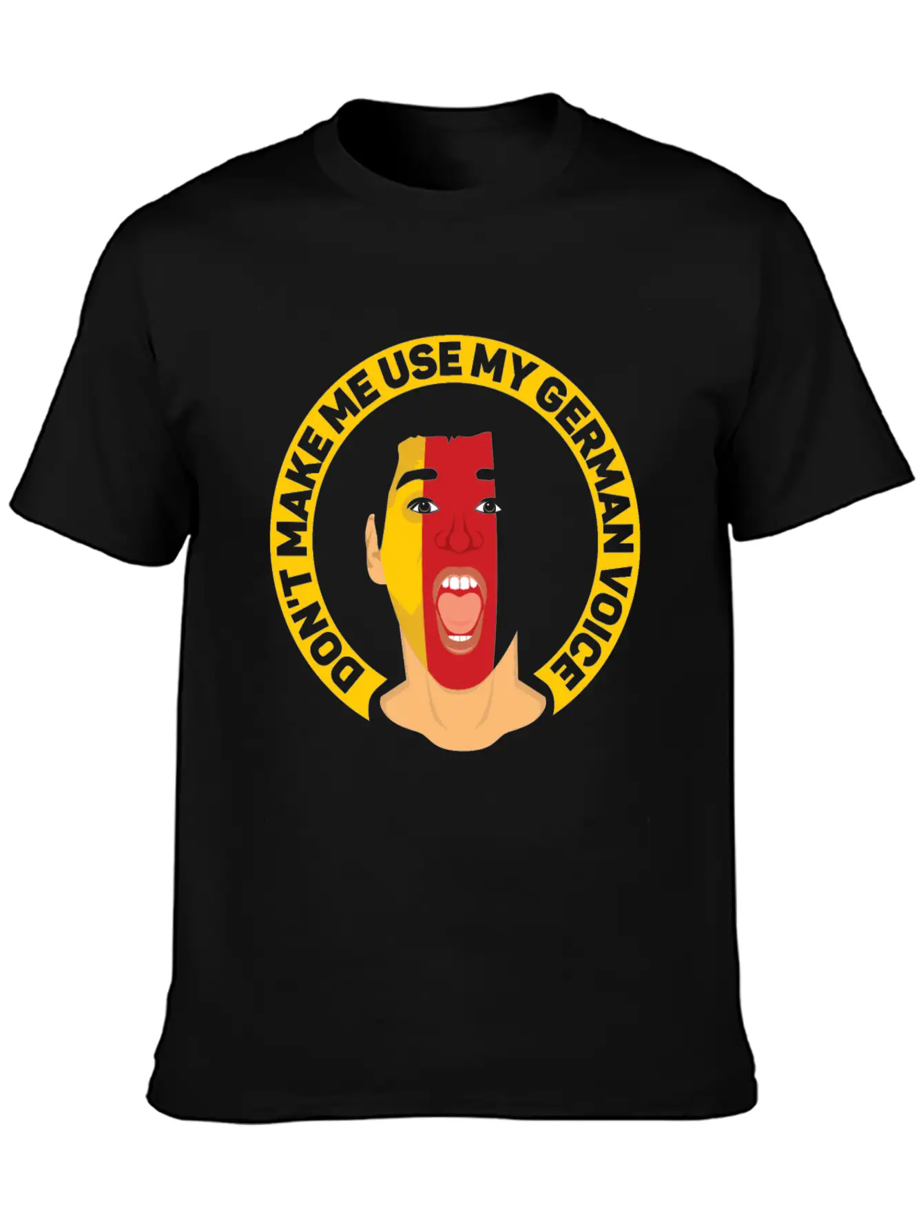 Don't Make Me Use My German Voice Teacher Germany Classic Cotton Tee – Unisex Comfort For Any Season
