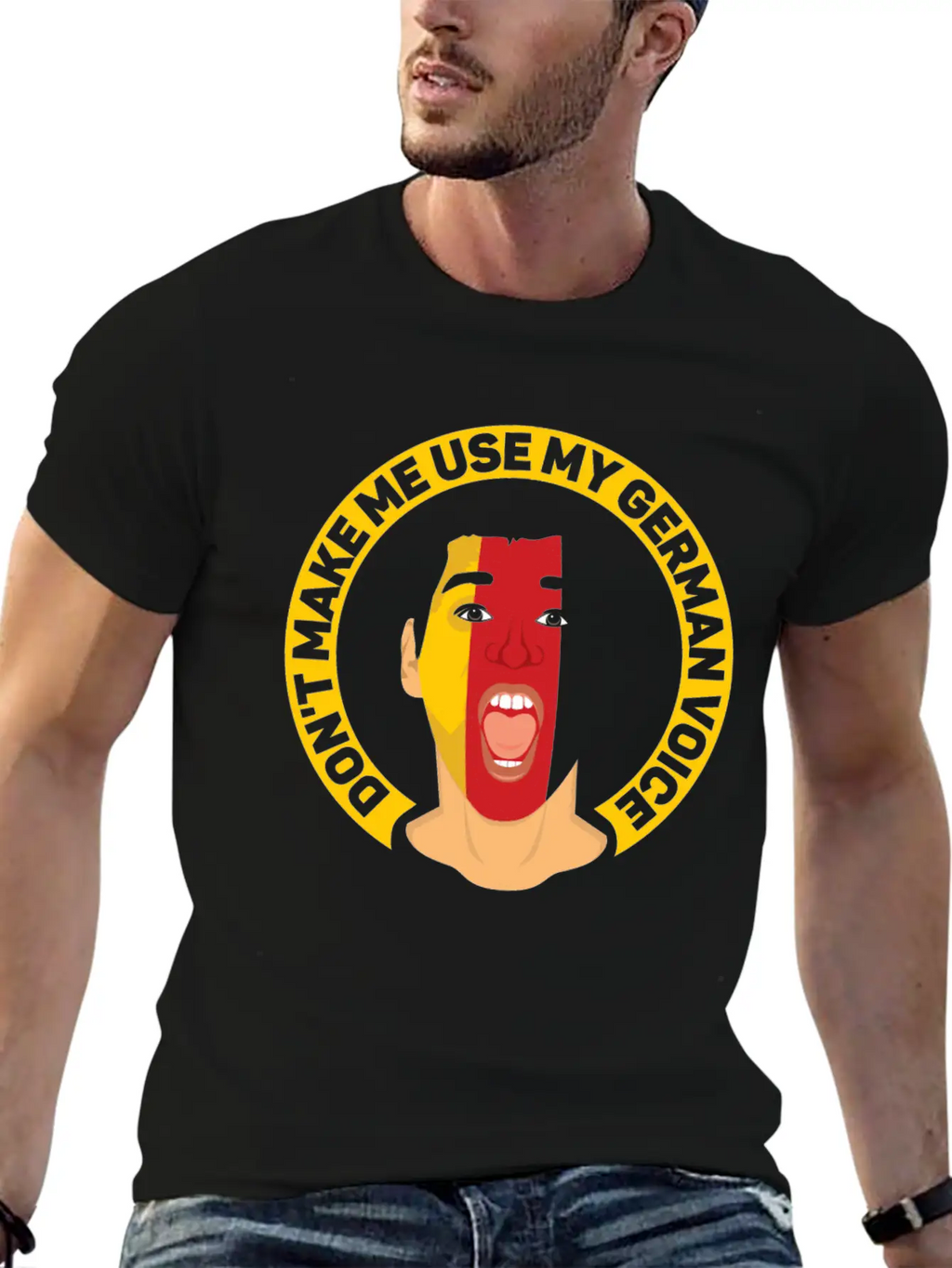 Don't Make Me Use My German Voice Teacher Germany Classic Cotton Tee – Unisex Comfort For Any Season