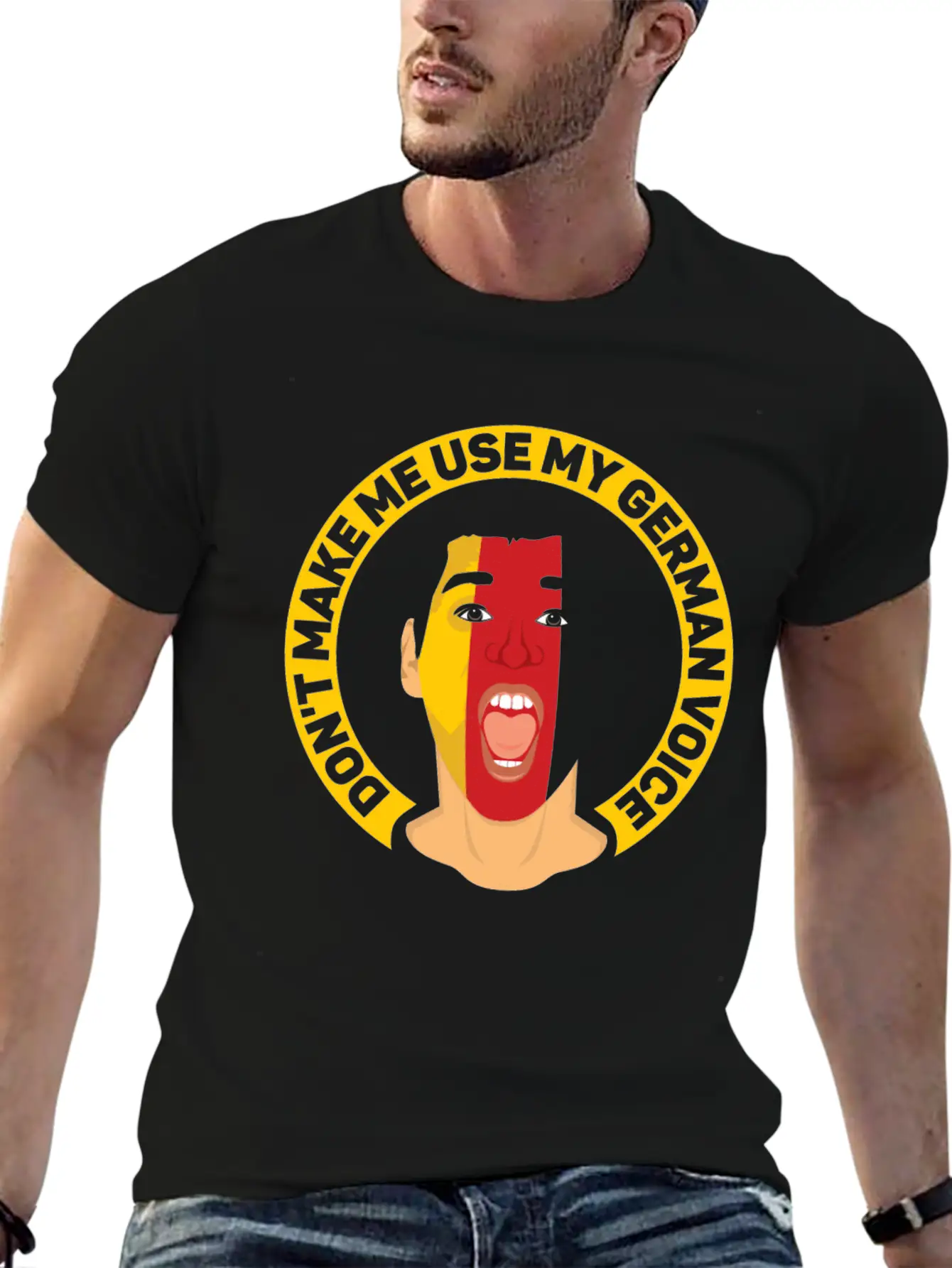 Don't Make Me Use My German Voice Teacher Germany Classic Cotton Tee – Unisex Comfort For Any Season