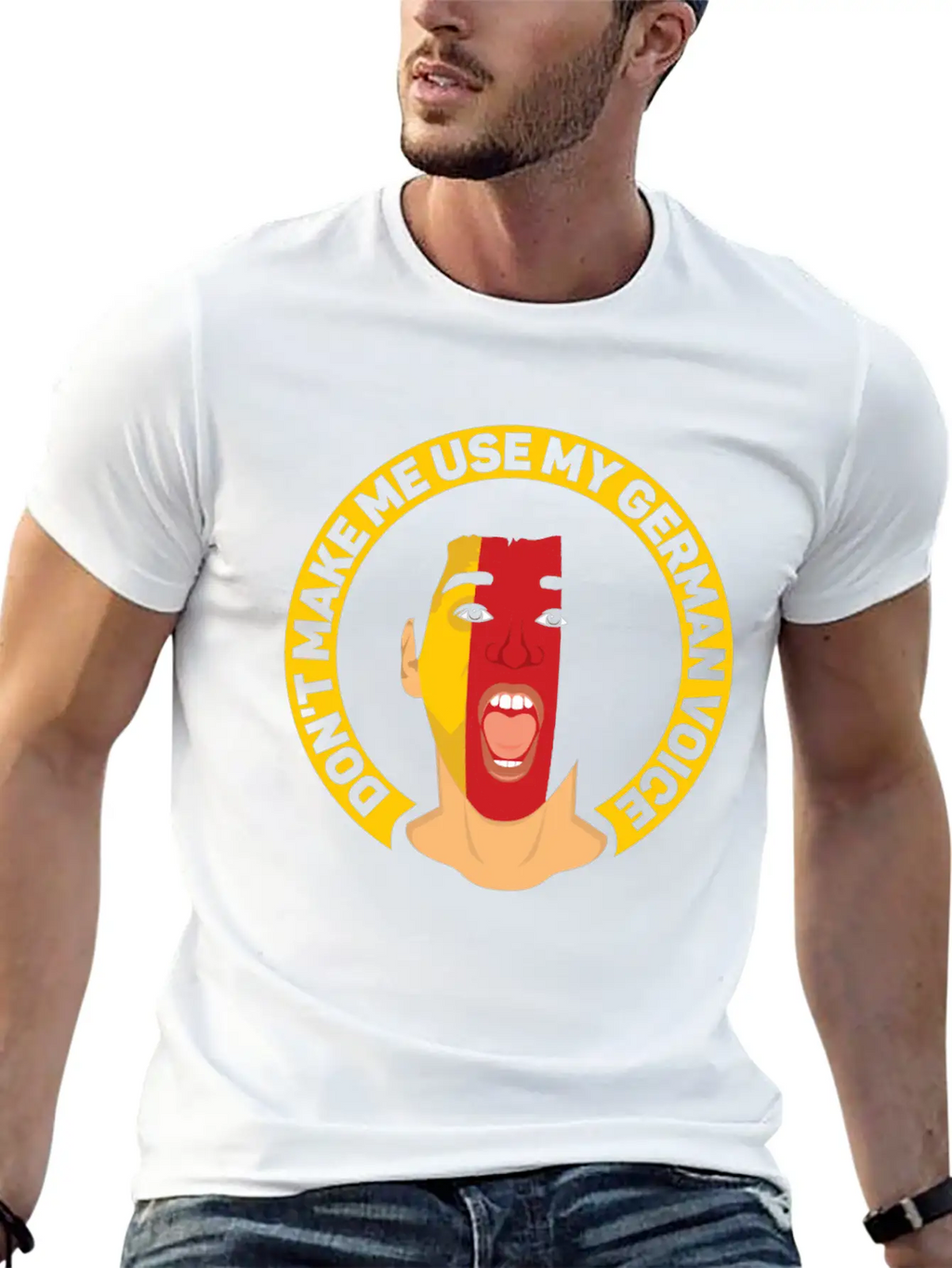 Don't Make Me Use My German Voice Teacher Germany Classic Cotton Tee – Unisex Comfort For Any Season