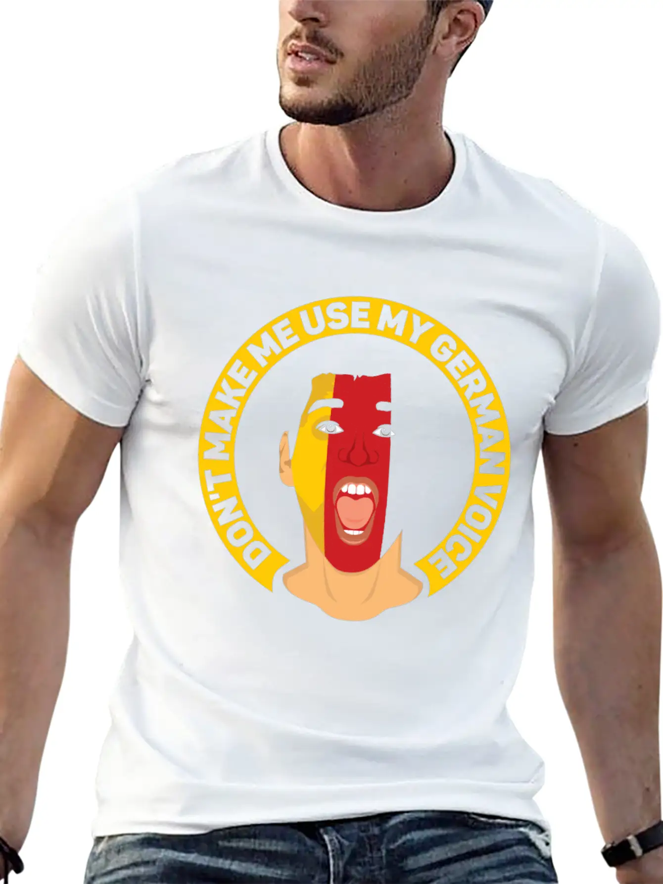 Don't Make Me Use My German Voice Teacher Germany Classic Cotton Tee – Unisex Comfort For Any Season