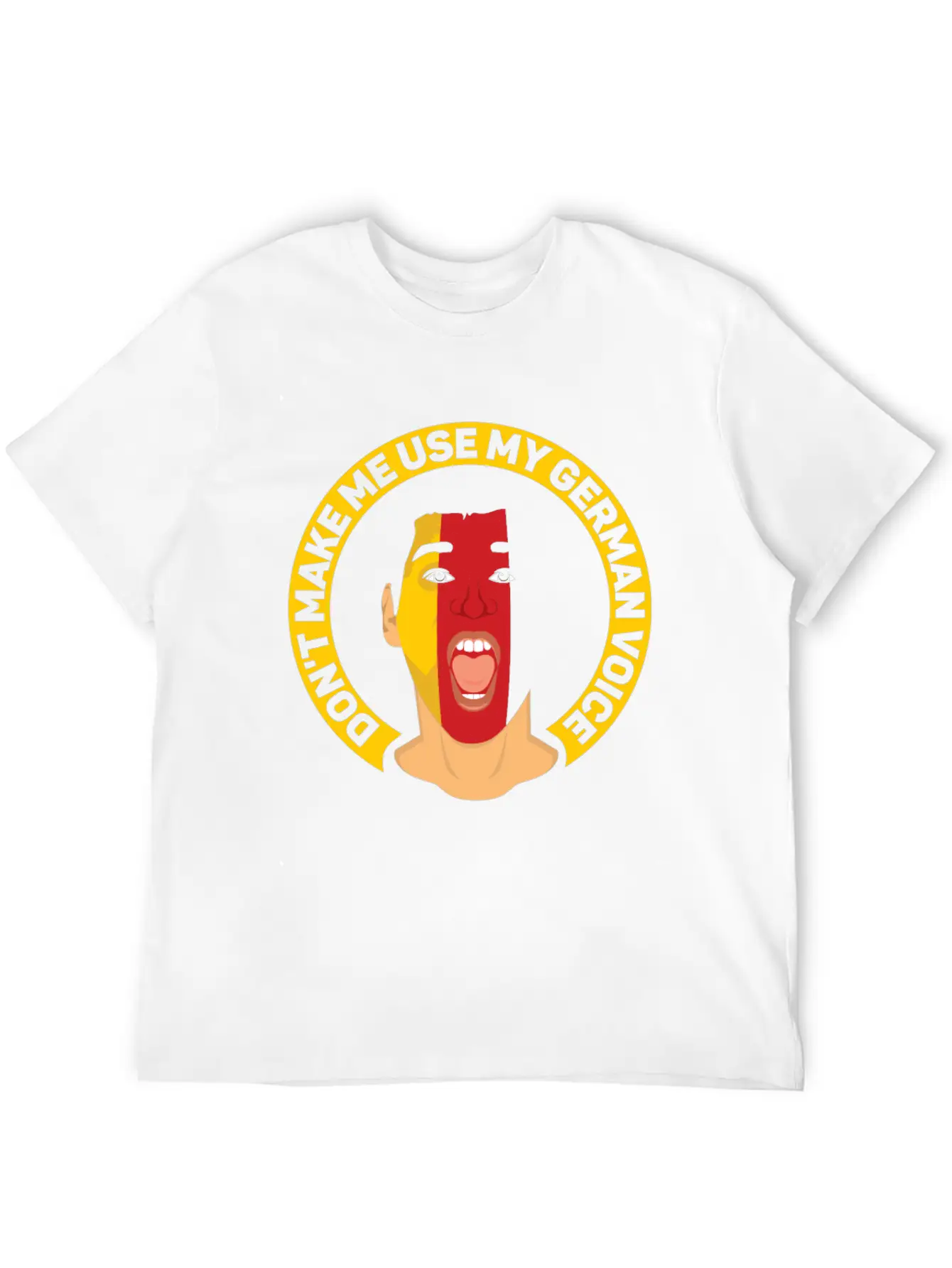 Don't Make Me Use My German Voice Teacher Germany Classic Cotton Tee – Unisex Comfort For Any Season