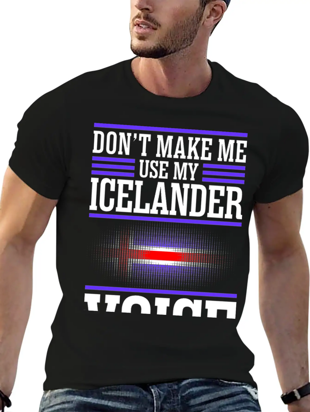 Dont Make Me Use My Icelander Voice Timeless Short Sleeve Tee – Comfy And Minimalist Design