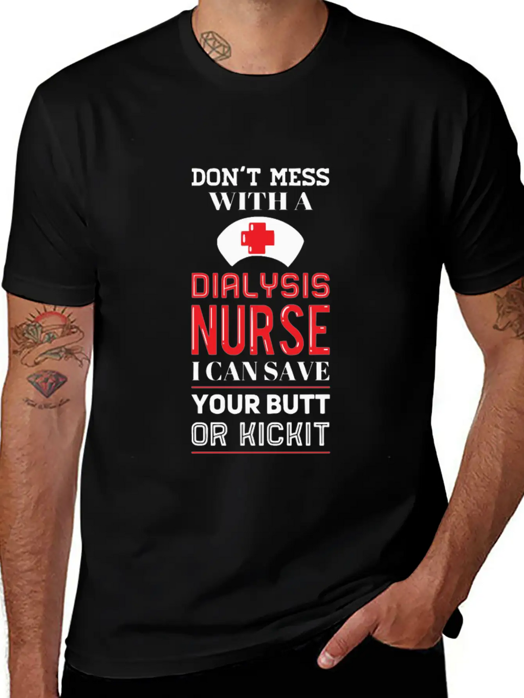 Dont Mess With A Dialysis Nurse I Can Save Your Essential Cotton Tee For Daily Outfits – Unisex Style