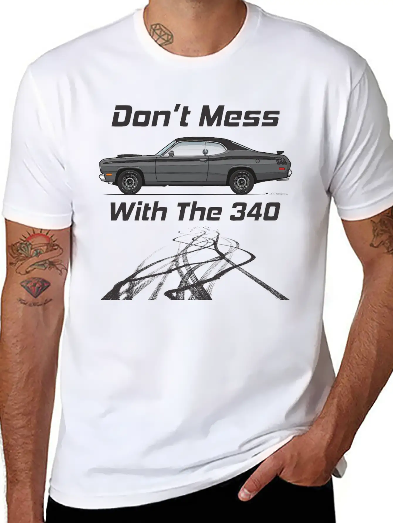 Dont Mess With The 340 Charcoal Stylish Everyday T-Shirt – Unisex Basic Cotton Tee