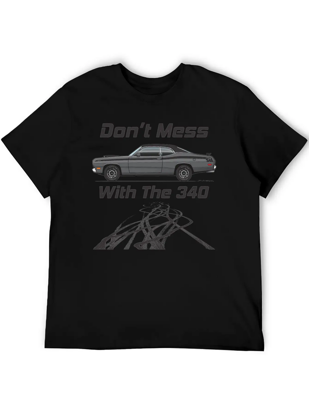 Dont Mess With The 340 Charcoal Stylish Everyday T-Shirt – Unisex Basic Cotton Tee