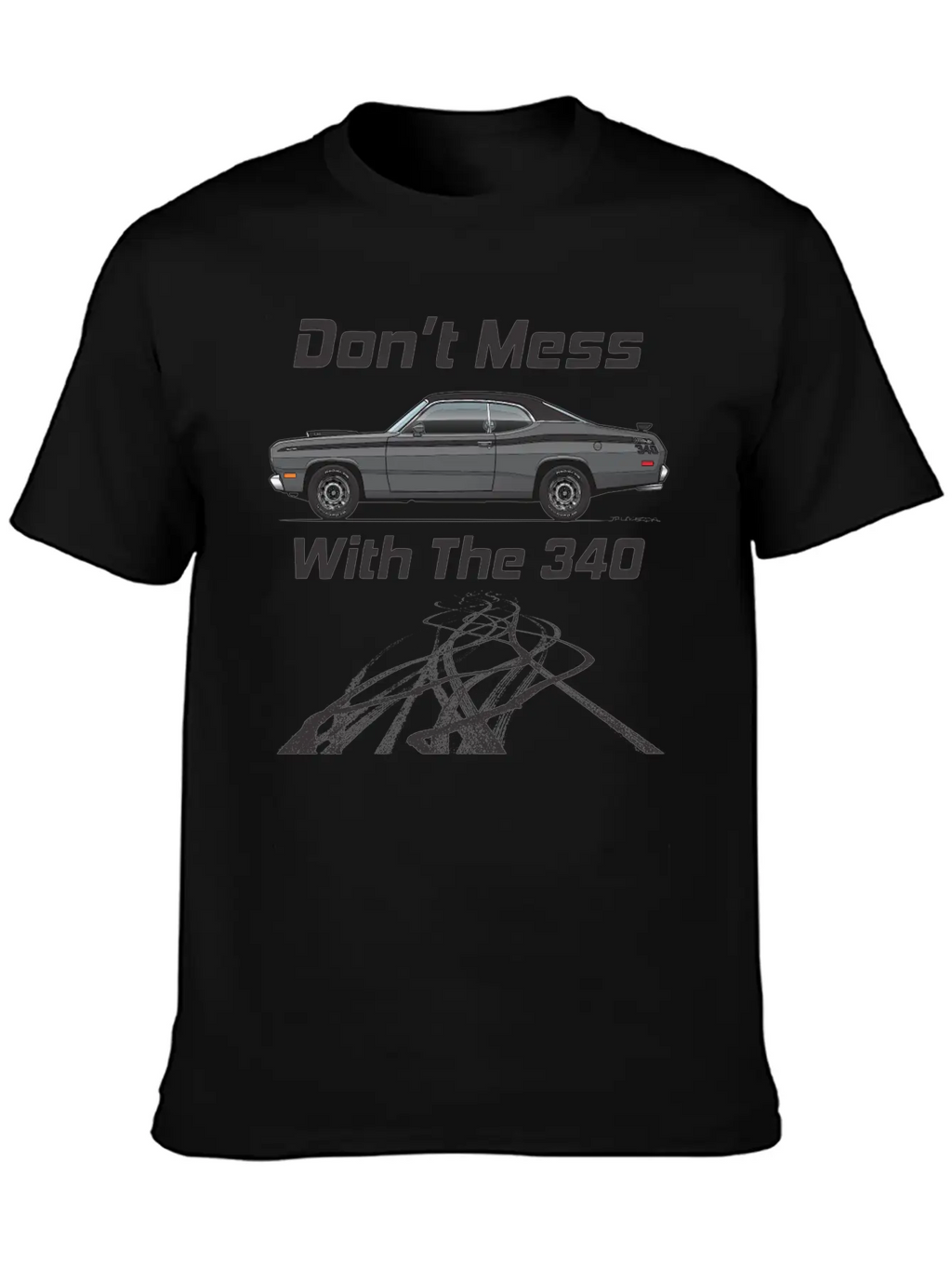 Dont Mess With The 340 Charcoal Stylish Everyday T-Shirt – Unisex Basic Cotton Tee