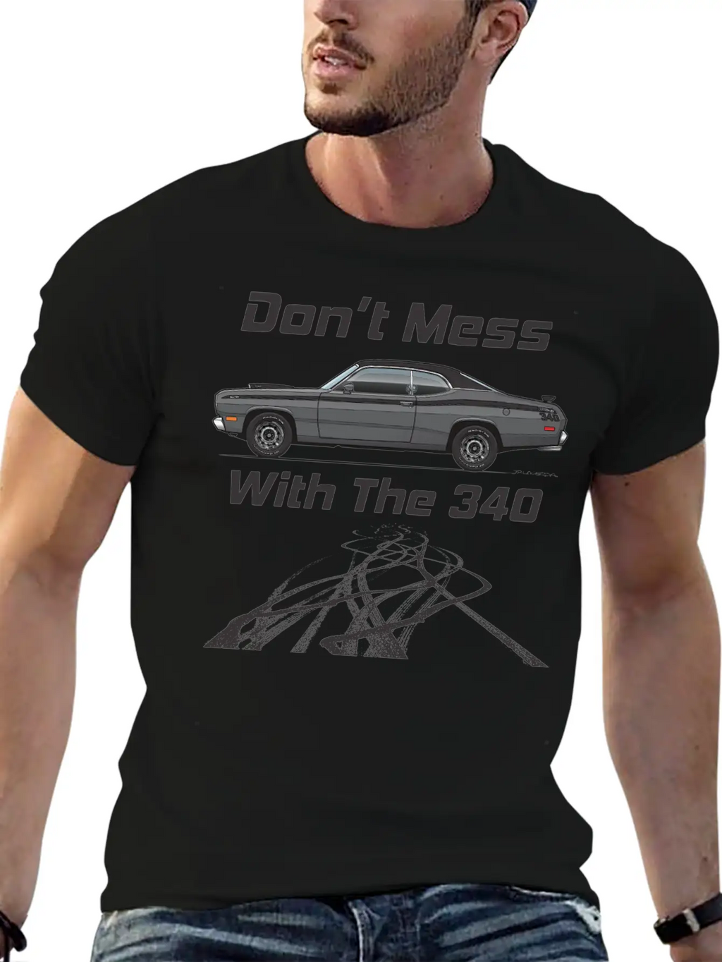 Dont Mess With The 340 Charcoal Stylish Everyday T-Shirt – Unisex Basic Cotton Tee