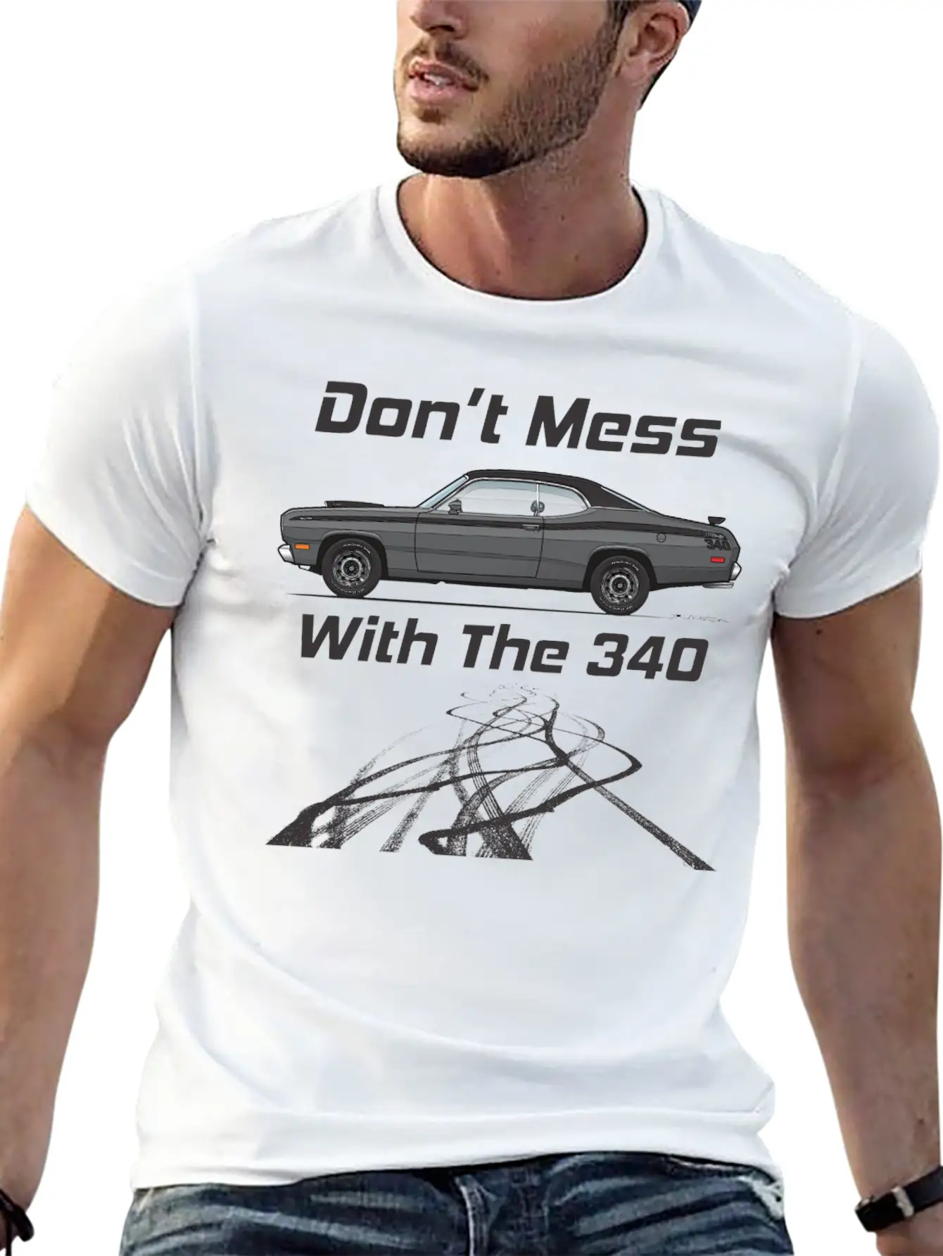 Dont Mess With The 340 Charcoal Stylish Everyday T-Shirt – Unisex Basic Cotton Tee
