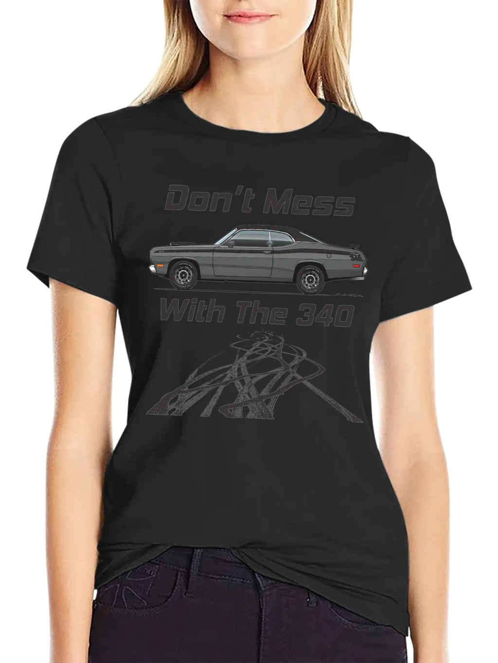 Dont Mess With The 340 Charcoal Stylish Everyday T-Shirt – Unisex Basic Cotton Tee