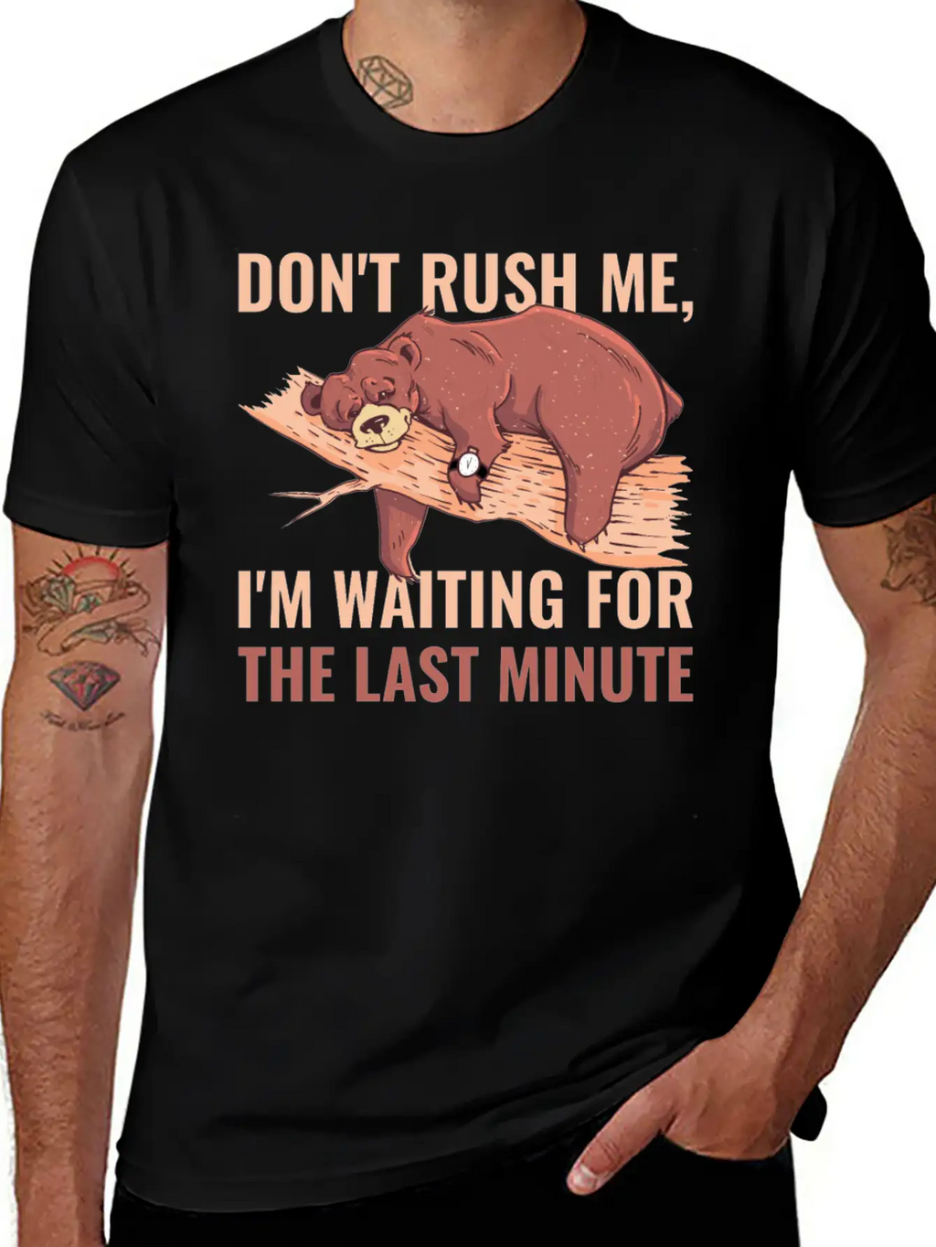 Dont Rush Me Funny Procrastination Gift Timeless Short Sleeve Tee – Comfy And Minimalist Design