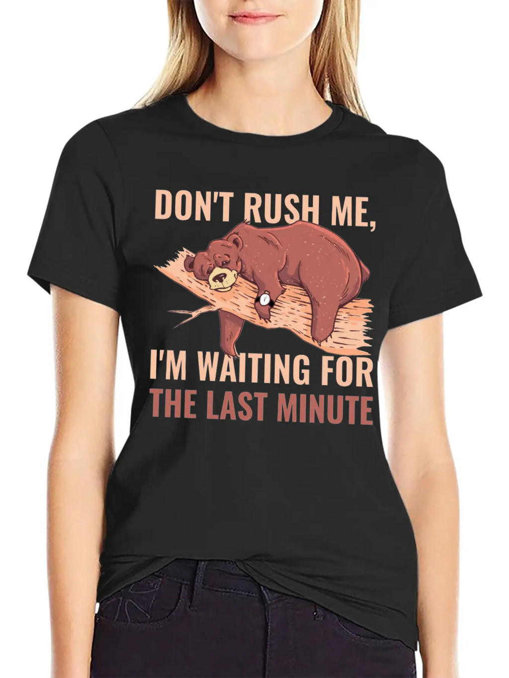 Dont Rush Me Funny Procrastination Gift Timeless Short Sleeve Tee – Comfy And Minimalist Design