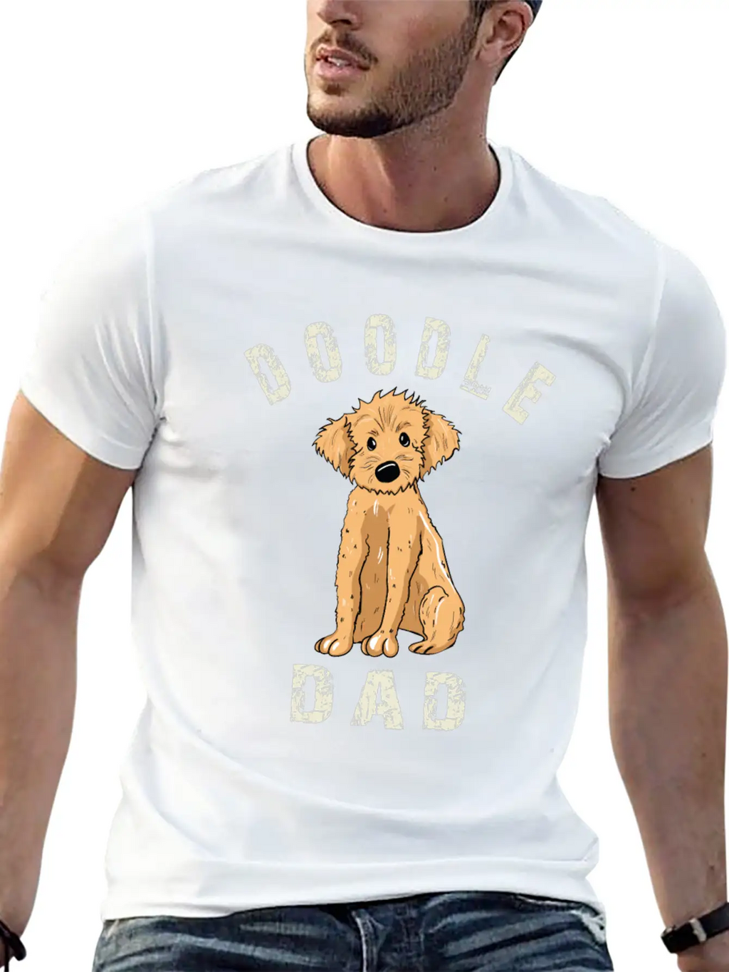 Doodle Dad Breathable Graphic T-Shirt – Perfect For Casual Days