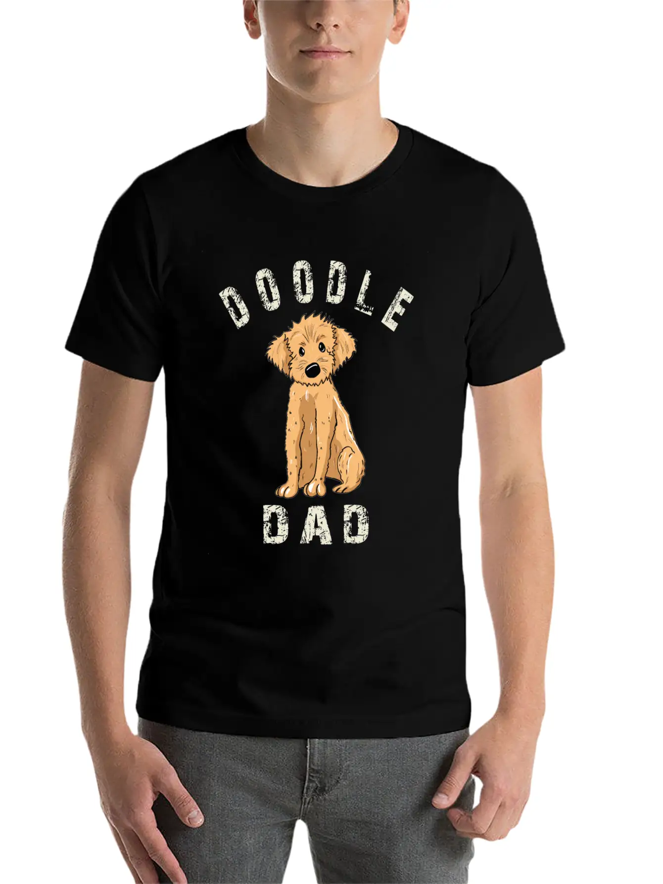Doodle Dad Breathable Graphic T-Shirt – Perfect For Casual Days