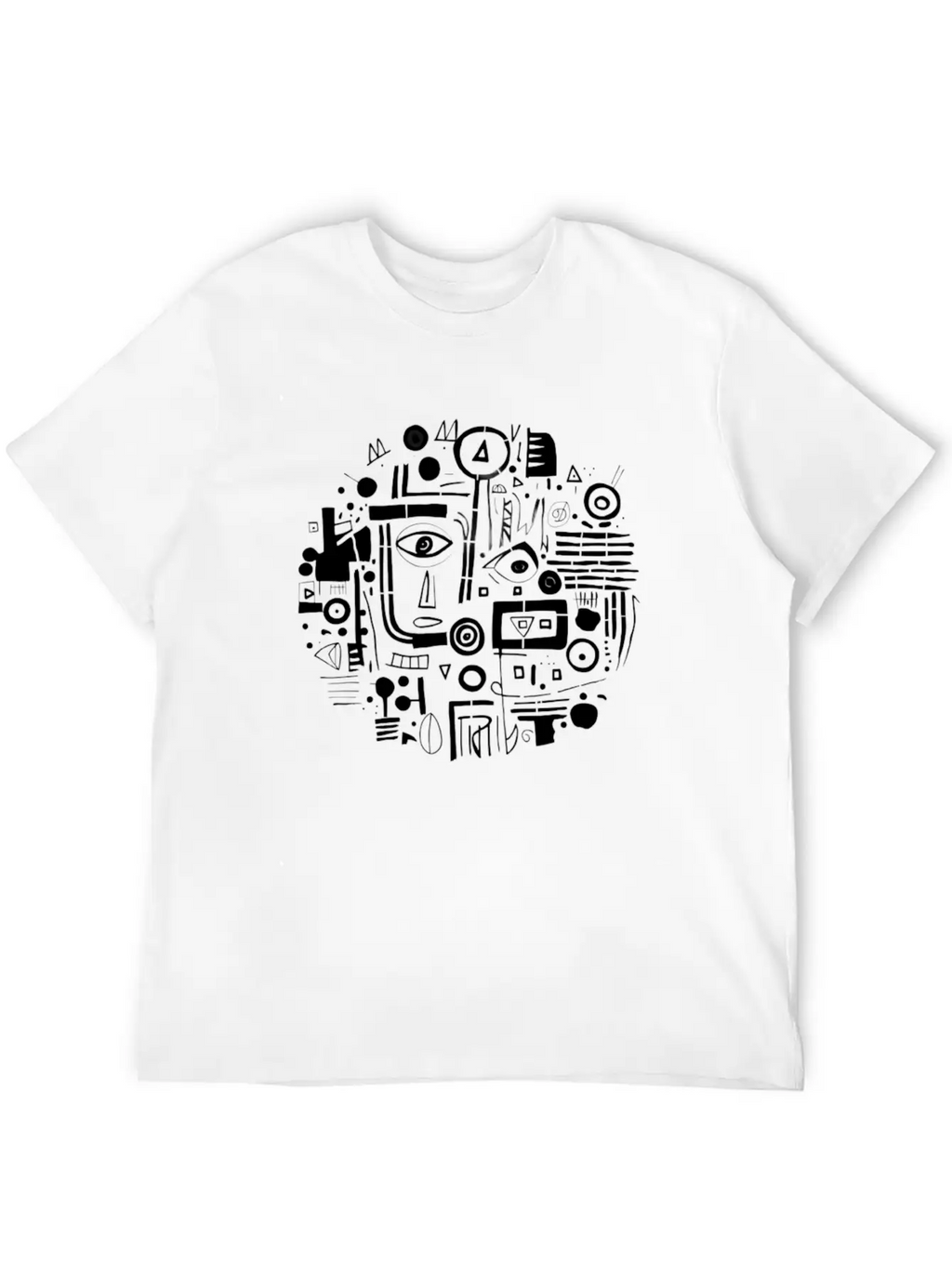 Doodle Design Stylish Everyday T-Shirt – Unisex Basic Cotton Tee