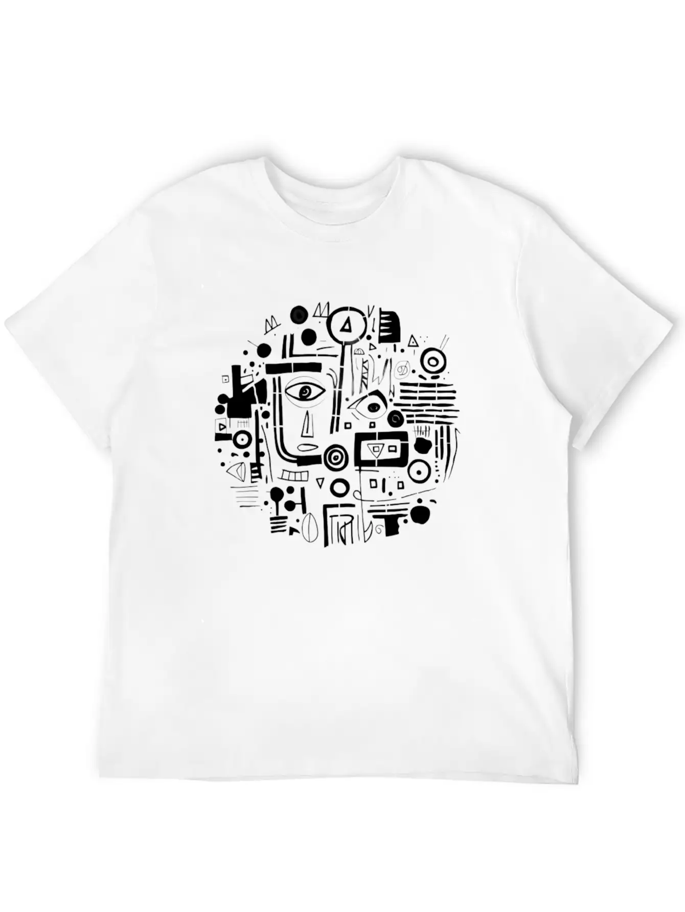 Doodle Design Stylish Everyday T-Shirt – Unisex Basic Cotton Tee