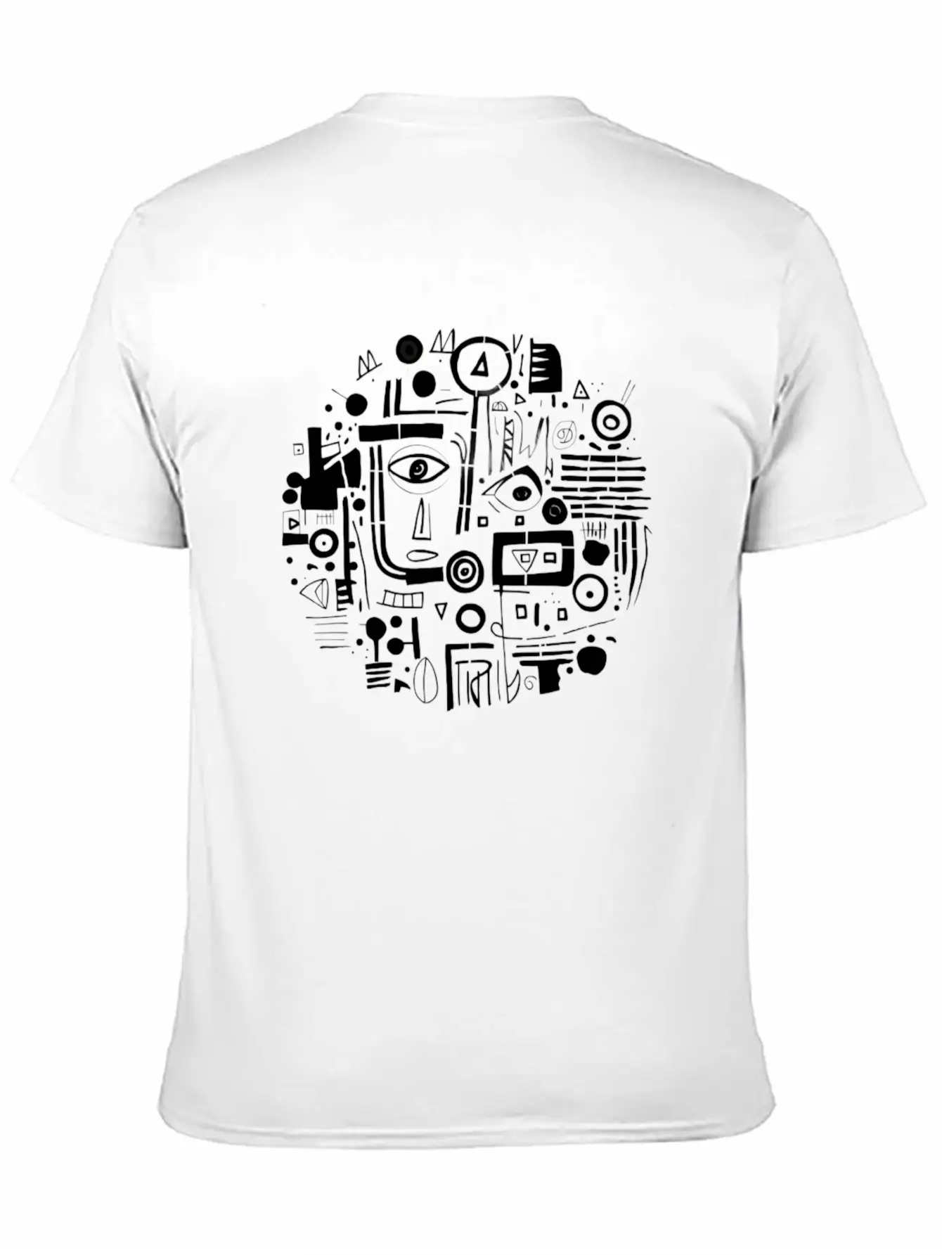 Doodle Design Stylish Everyday T-Shirt – Unisex Basic Cotton Tee