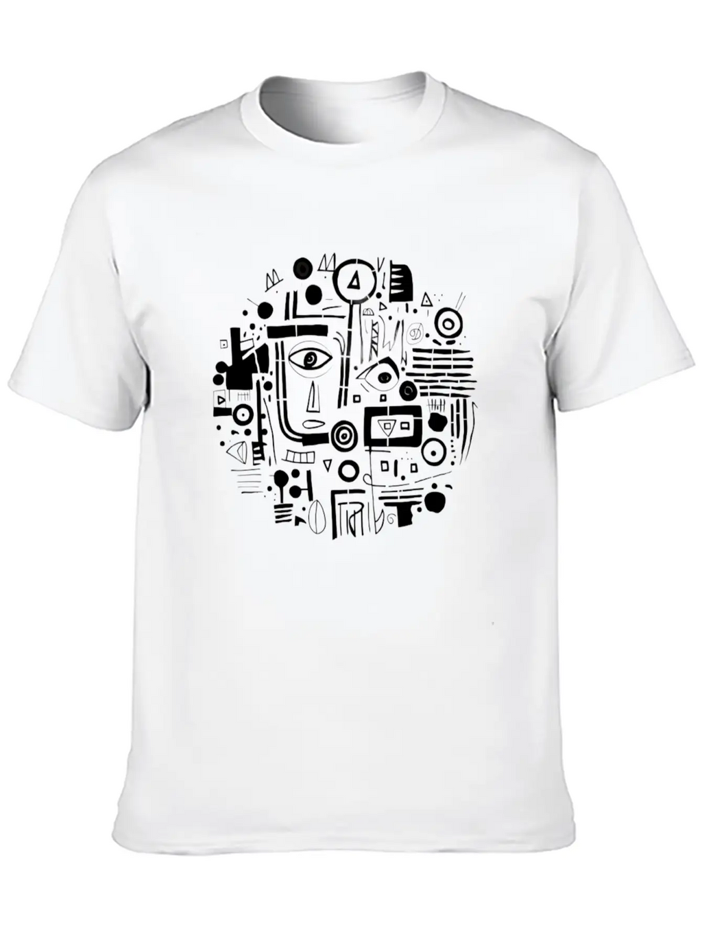 Doodle Design Stylish Everyday T-Shirt – Unisex Basic Cotton Tee