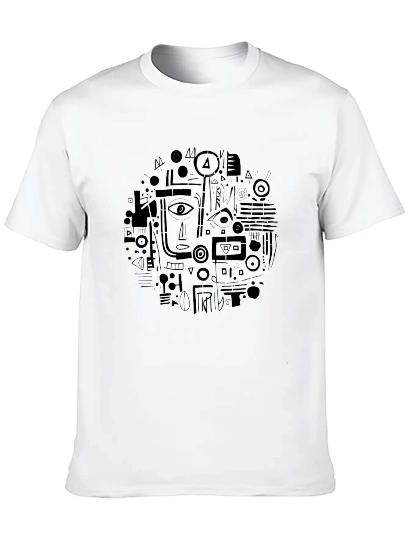 Doodle Design Stylish Everyday T-Shirt – Unisex Basic Cotton Tee