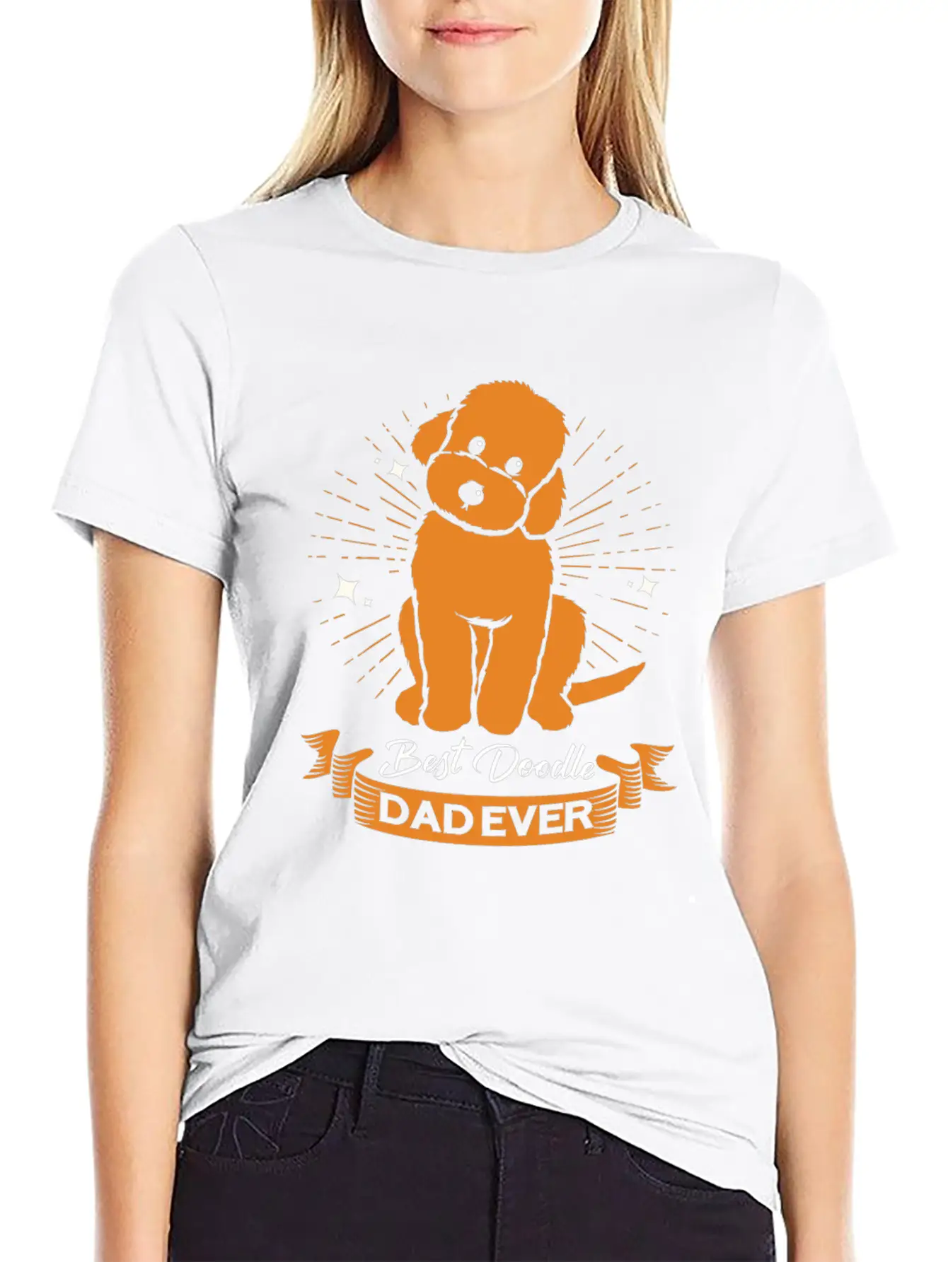 Doodle Dog Goldendoodle Golden Retriever Poodle Breathable Graphic T-Shirt – Perfect For Casual Days