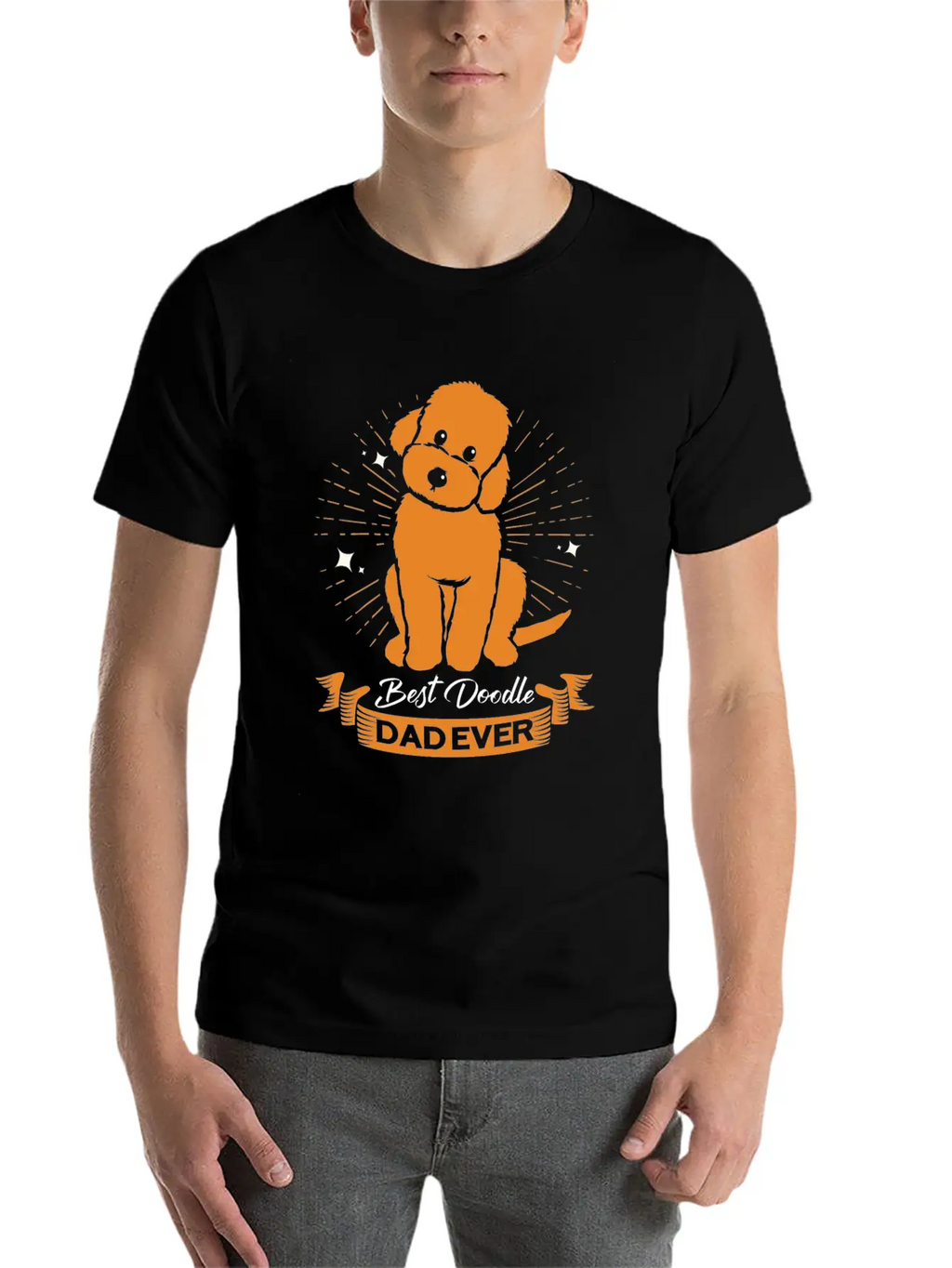 Doodle Dog Goldendoodle Golden Retriever Poodle Breathable Graphic T-Shirt – Perfect For Casual Days