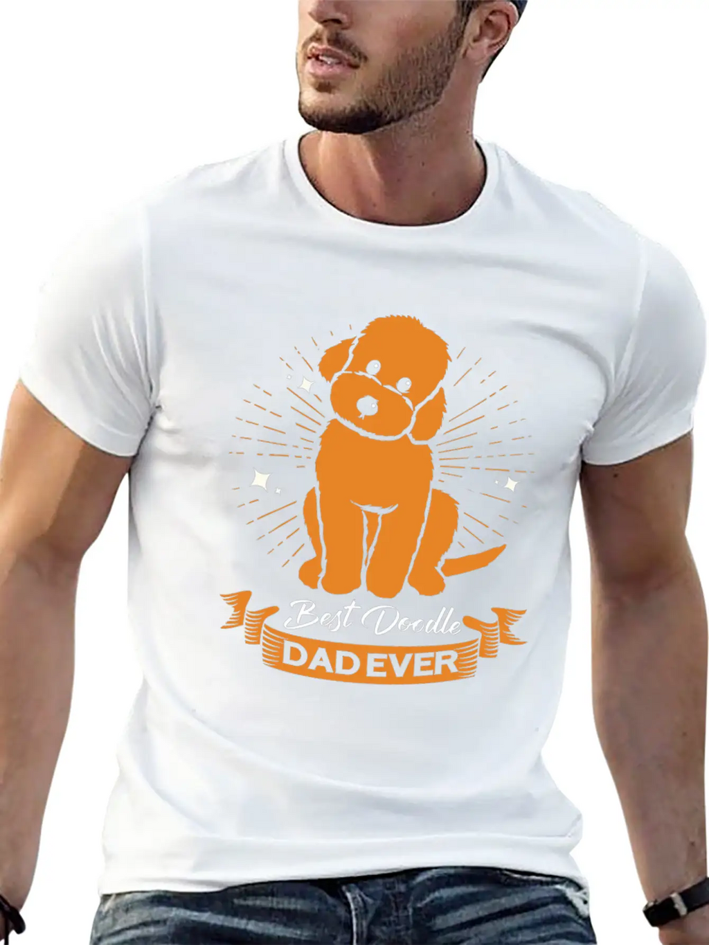 Doodle Dog Goldendoodle Golden Retriever Poodle Breathable Graphic T-Shirt – Perfect For Casual Days
