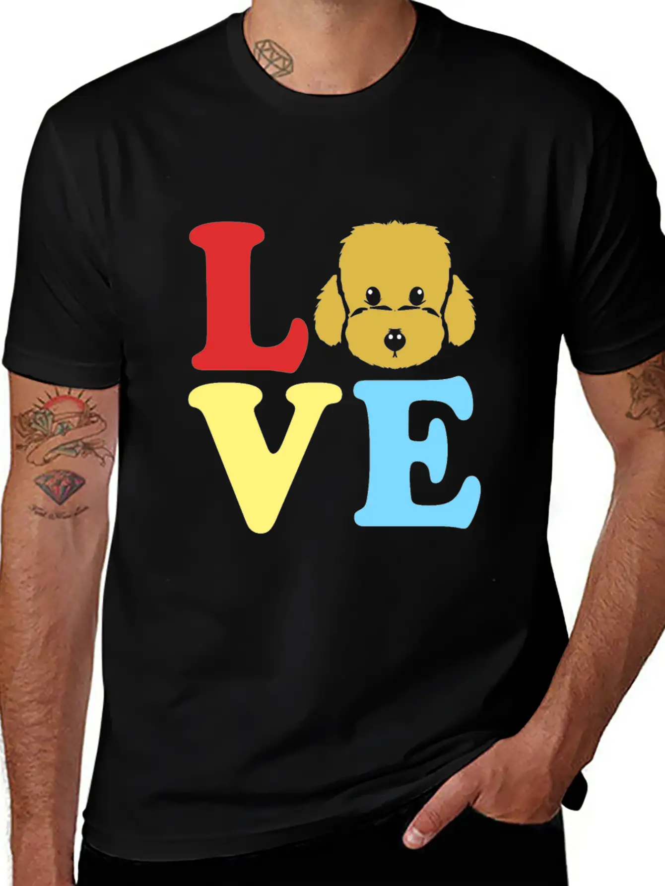 Doodle Dog Goldendoodle Golden Retriever Poodle Classic Cotton Tee – Unisex Comfort For Any Season