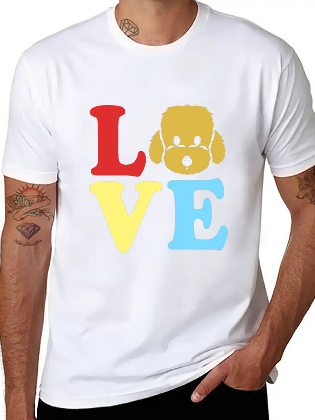 Doodle Dog Goldendoodle Golden Retriever Poodle Classic Cotton Tee – Unisex Comfort For Any Season