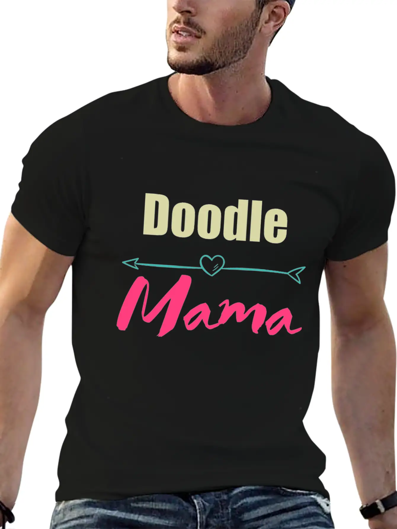 Doodle Mama Stylish Everyday T-Shirt – Unisex Basic Cotton Tee