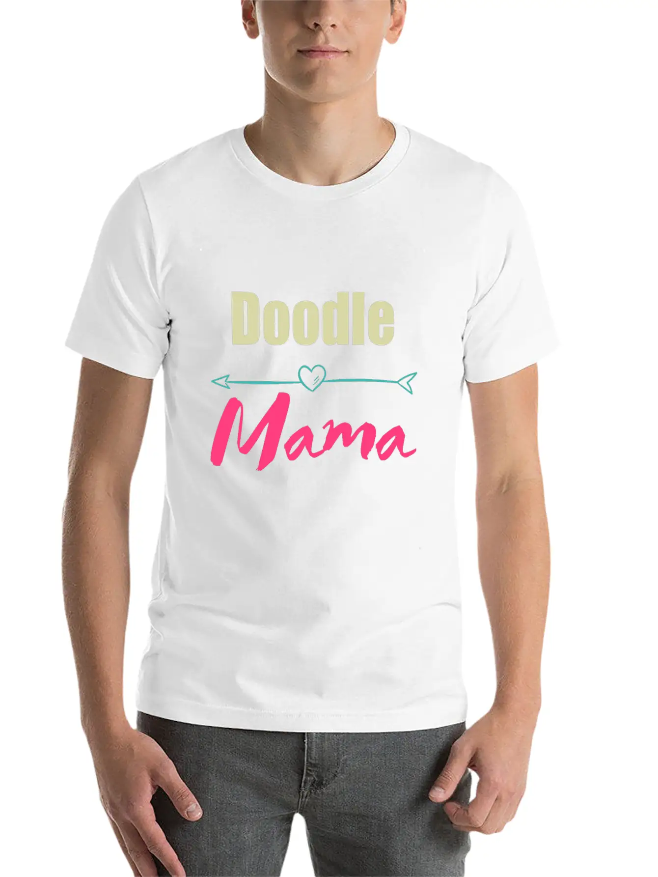 Doodle Mama Stylish Everyday T-Shirt – Unisex Basic Cotton Tee