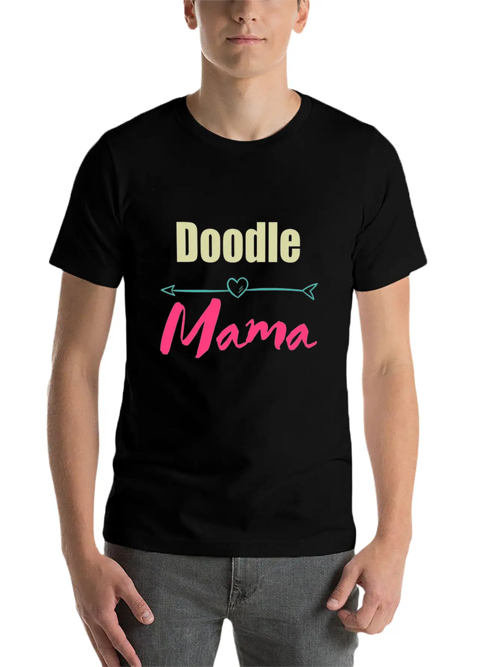 Doodle Mama Stylish Everyday T-Shirt – Unisex Basic Cotton Tee