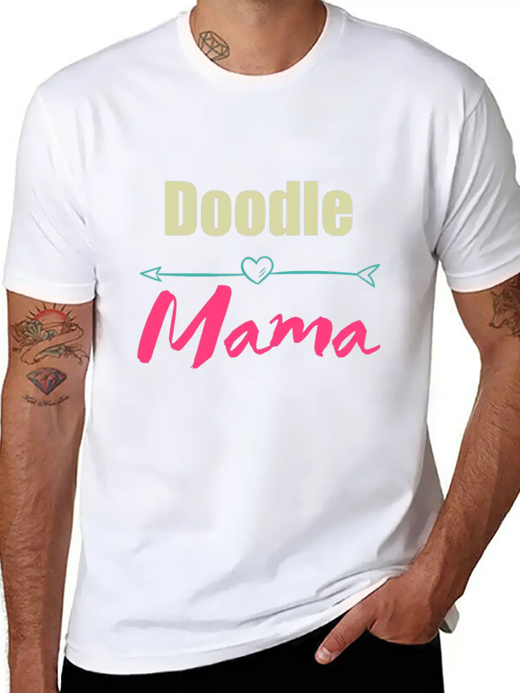Doodle Mama Stylish Everyday T-Shirt – Unisex Basic Cotton Tee